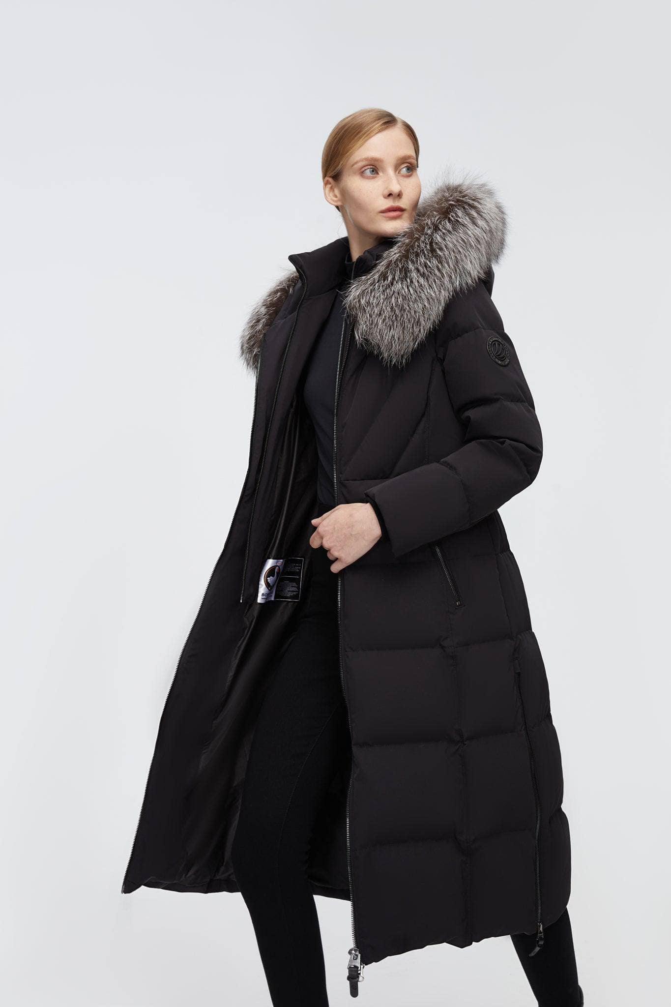 Plus size goose down coats on sale