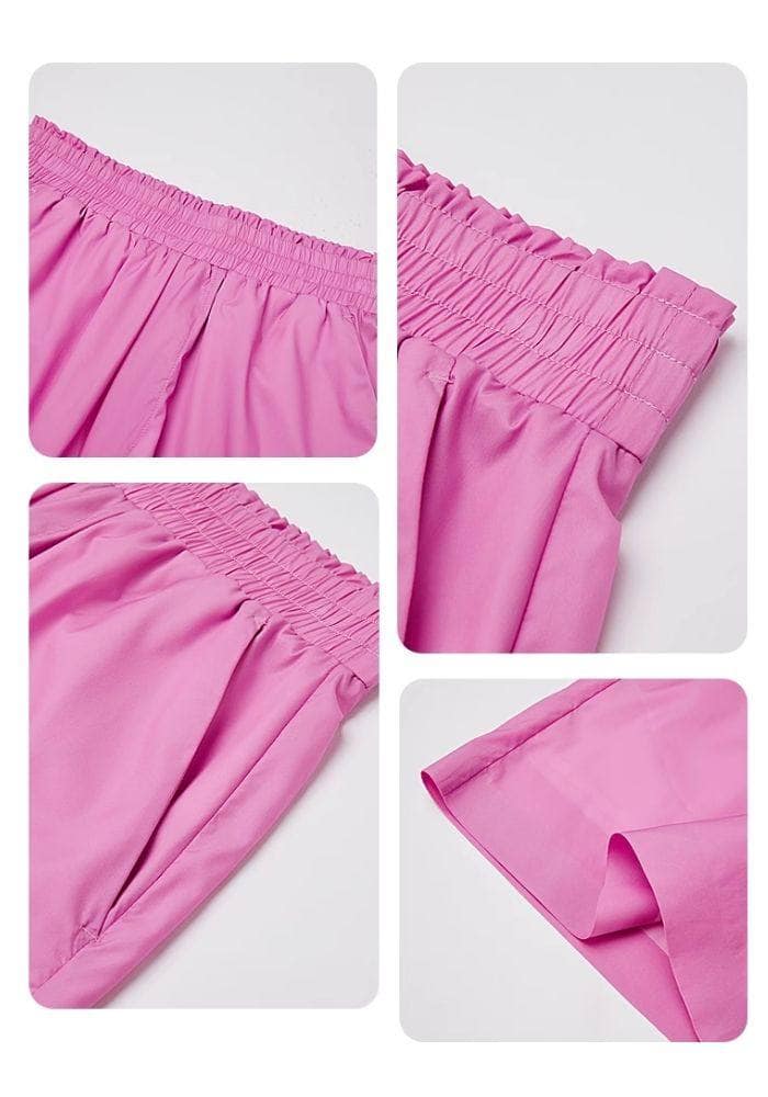 丝绸混纺夏季防护短裤