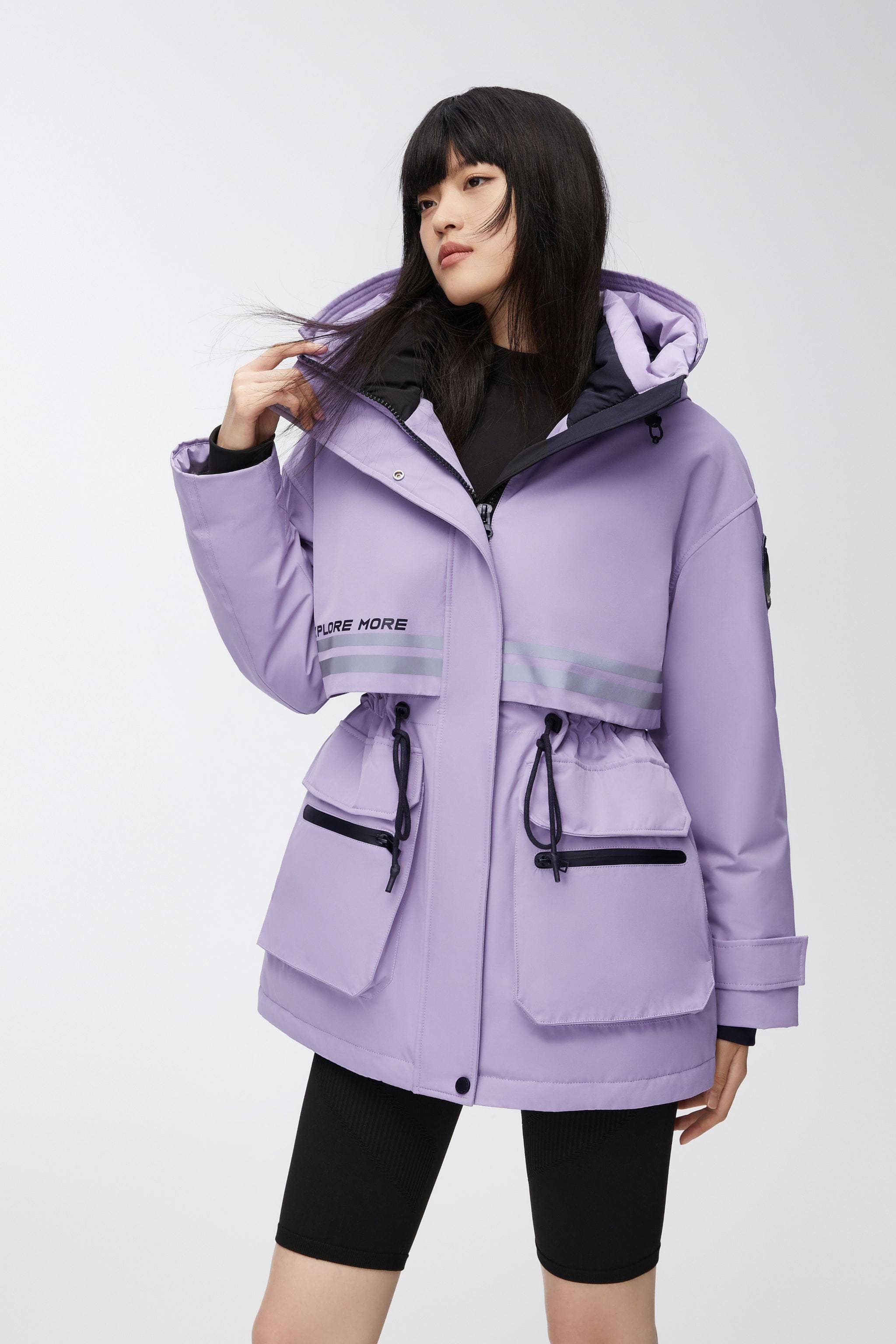 BOSIDENG 2022 Extreme Women's Goose Down Jacket Jacket 6 / Purple