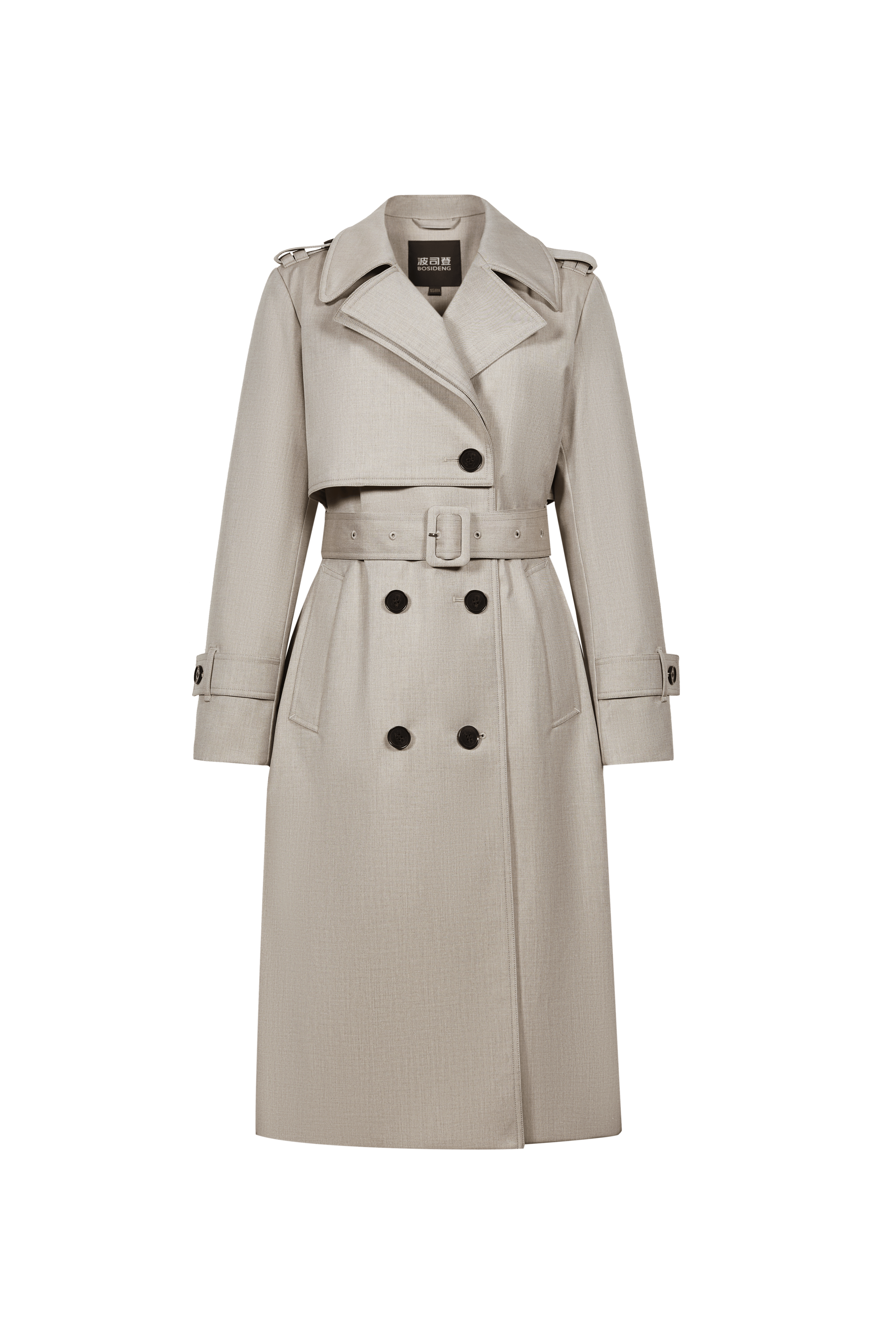 BOSIDENG 2022 Full Length Detachable Goose Down Trench Coat Jacket 6 / Silver edge