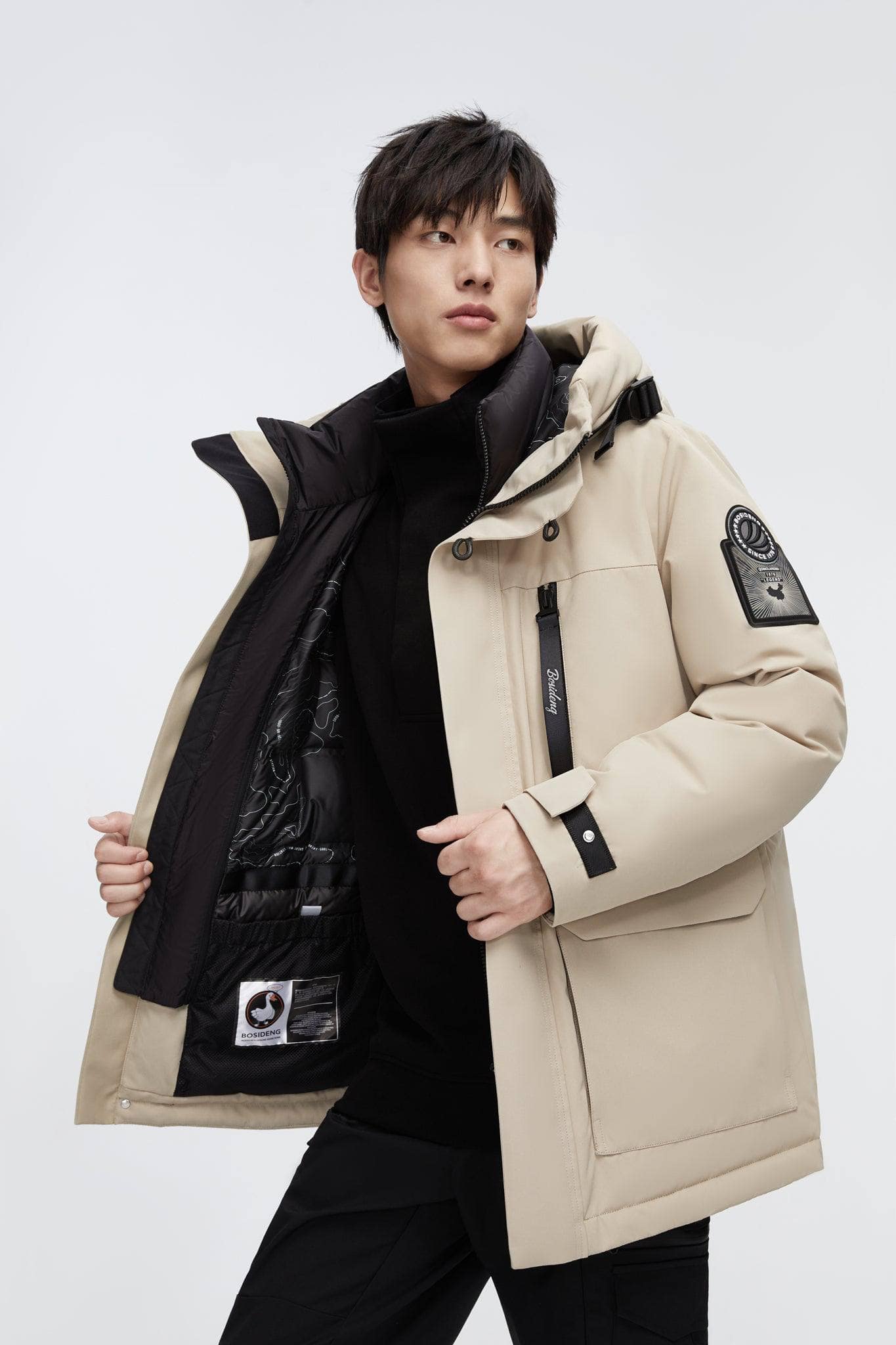 BOSIDENG 2022 Extreme Collection Goose Down Trench Jacket