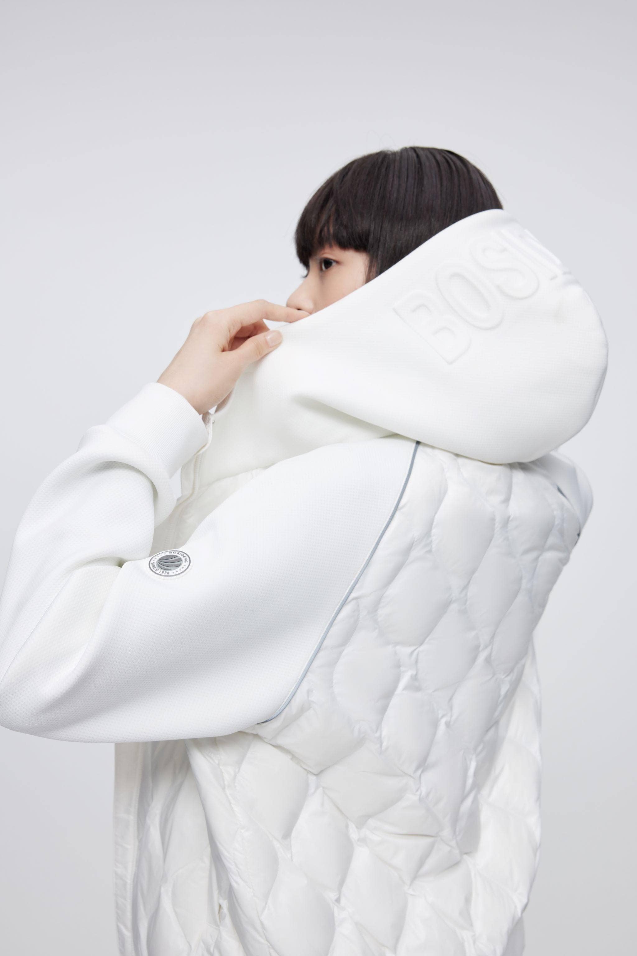 BOSIDENG 2022 Goose Down Quilted Hoodie Jacket