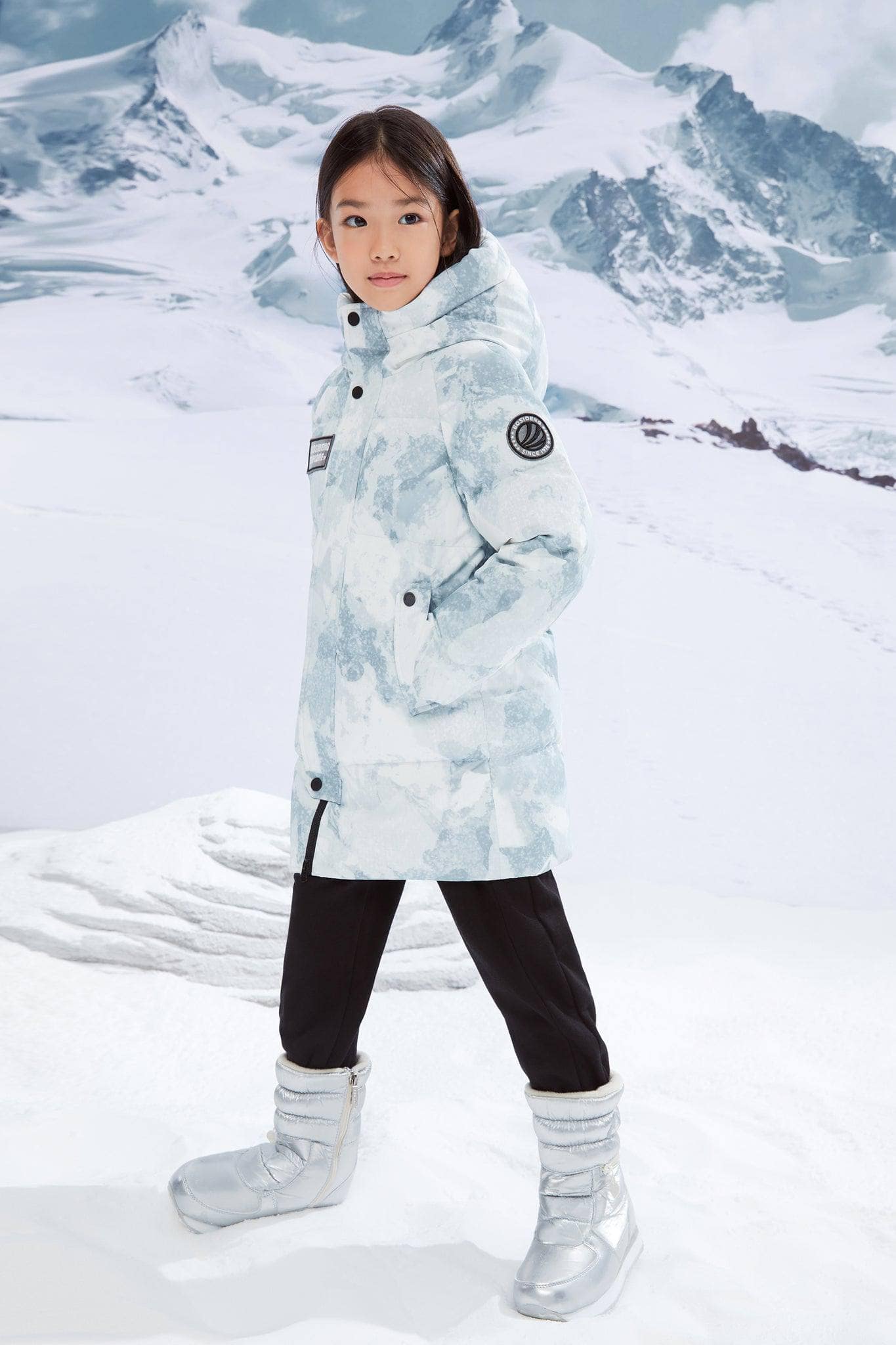 BOSIDENG 2022 Kids Down Parka Jacket