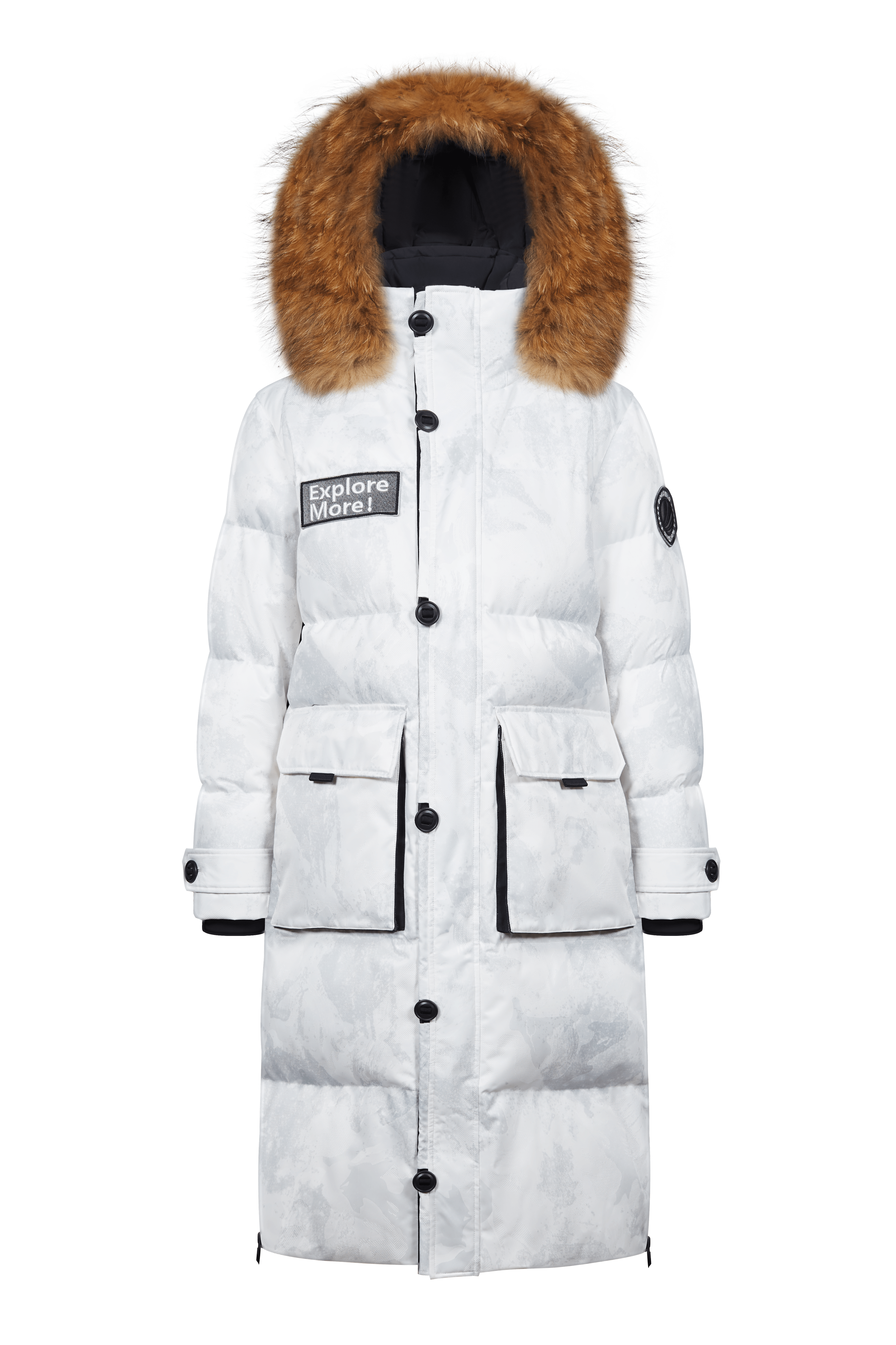 BOSIDENG 2022 Long Goose Down Jacket With Hood Jacket