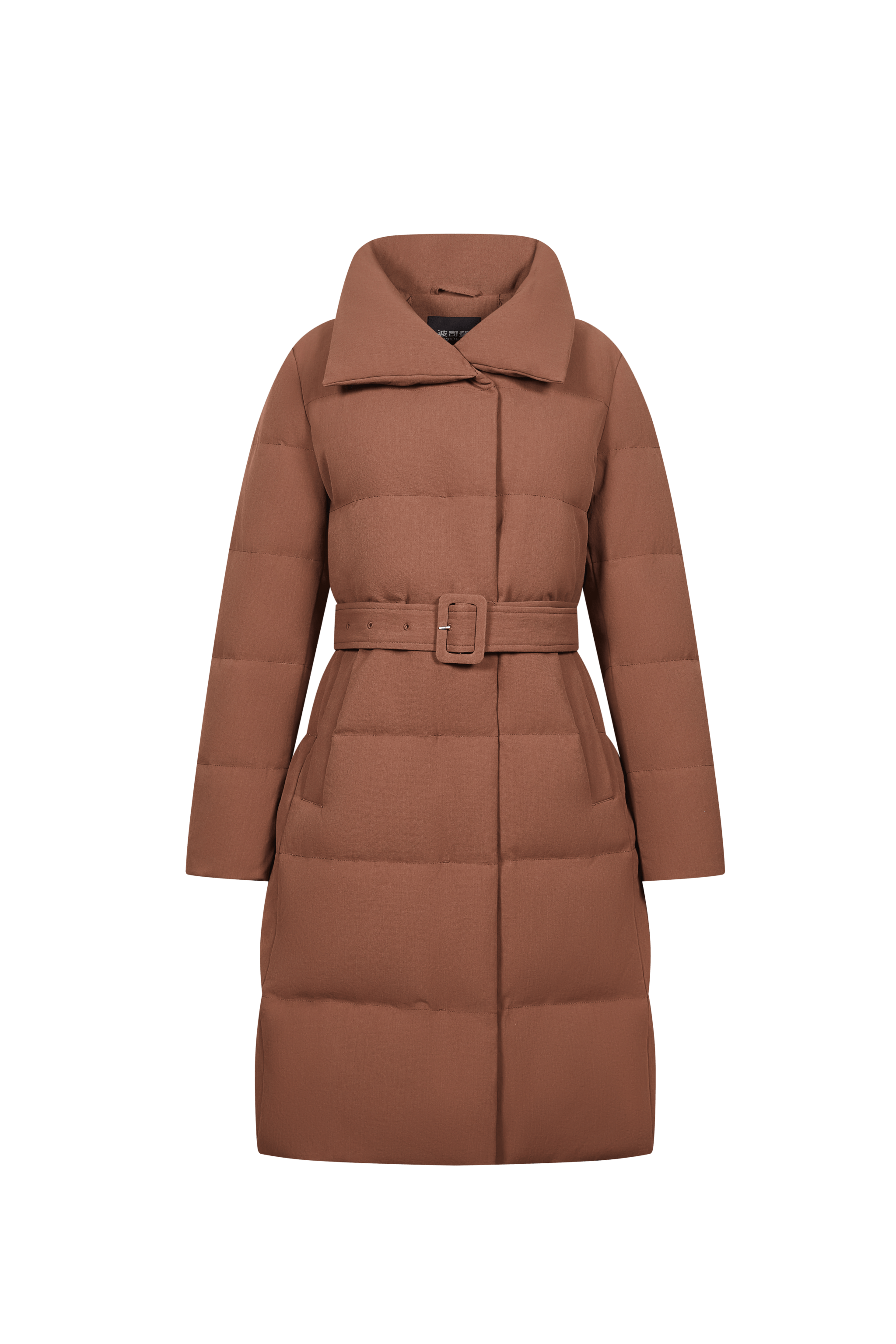 BOSIDENG 2022 Mid-length Goose Down Jacket With Lapel Jacket