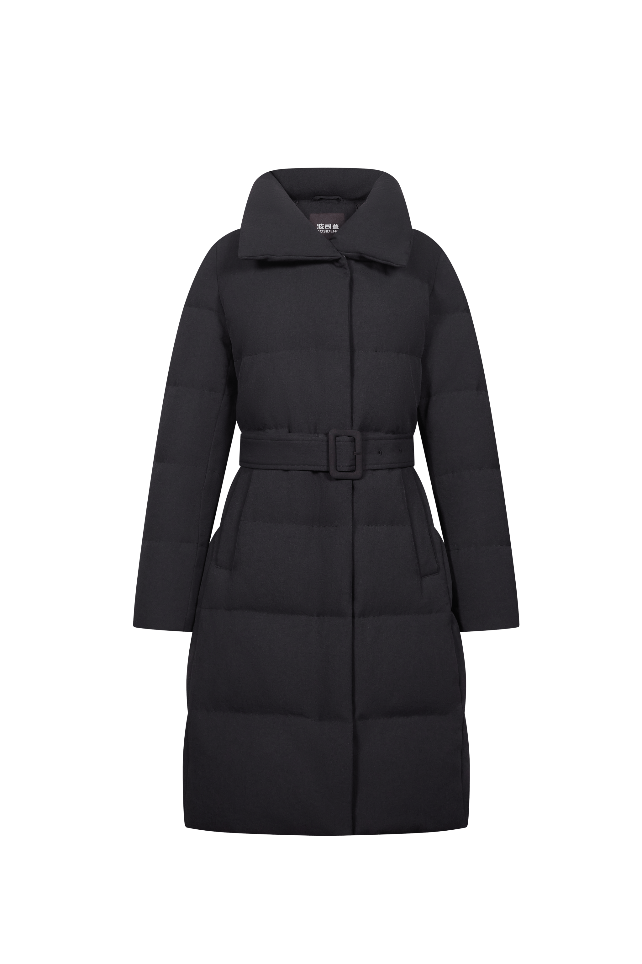 BOSIDENG 2022 Mid-length Goose Down Jacket With Lapel Jacket