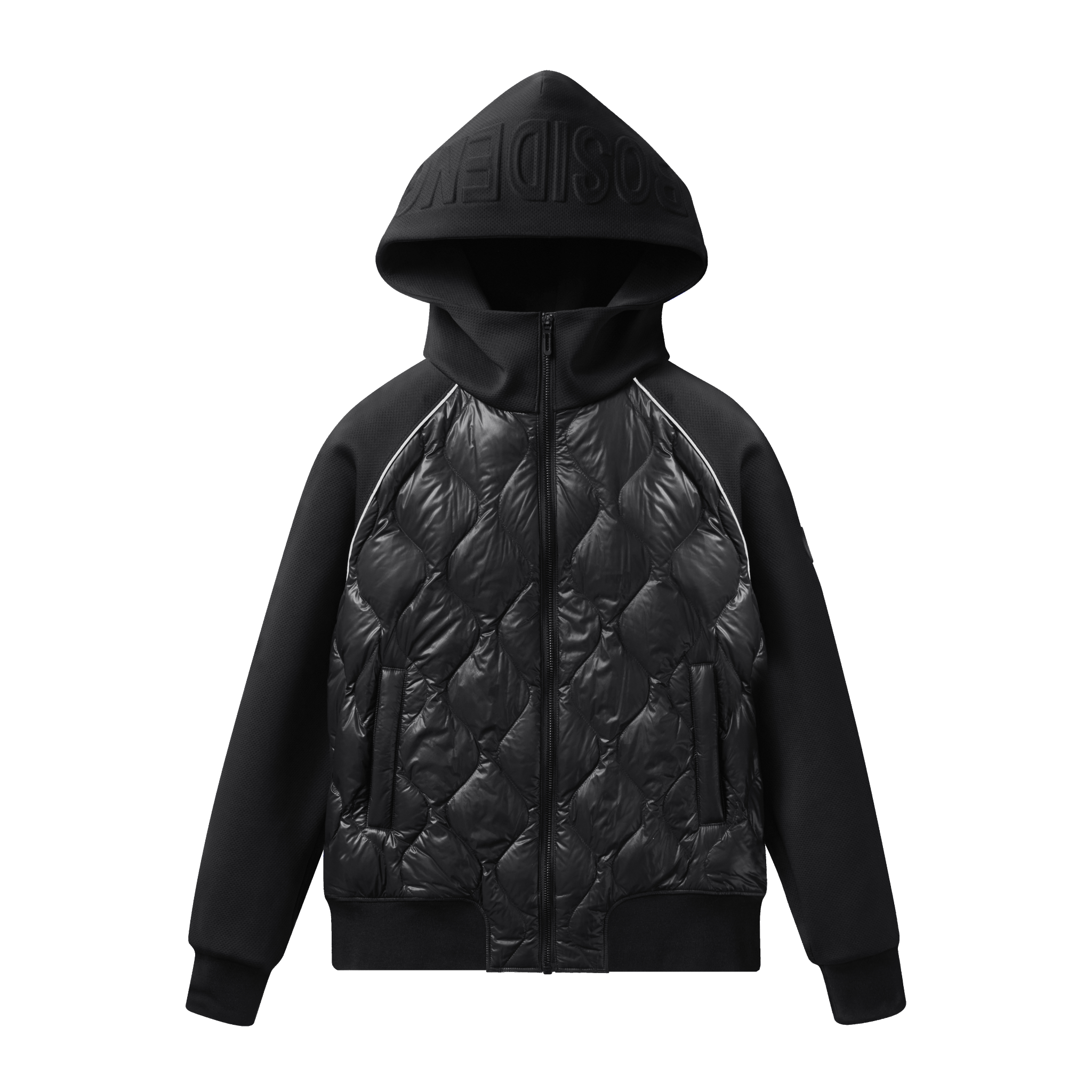 BOSIDENG 2022 Mixed Down Hoodie Jacket