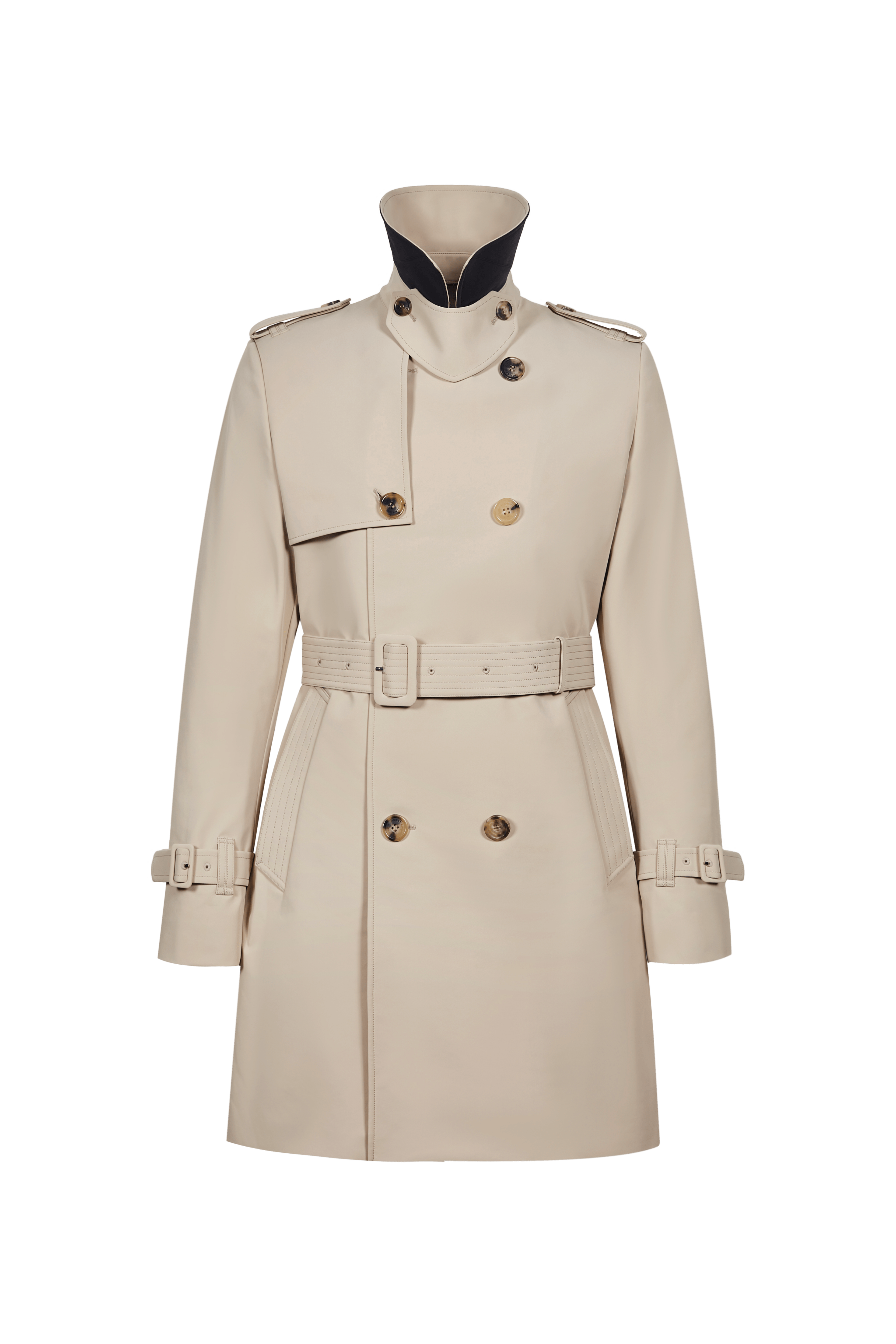 BOSIDENG 2022 Mid-Length Goose Down Trench Jacket S / Oat