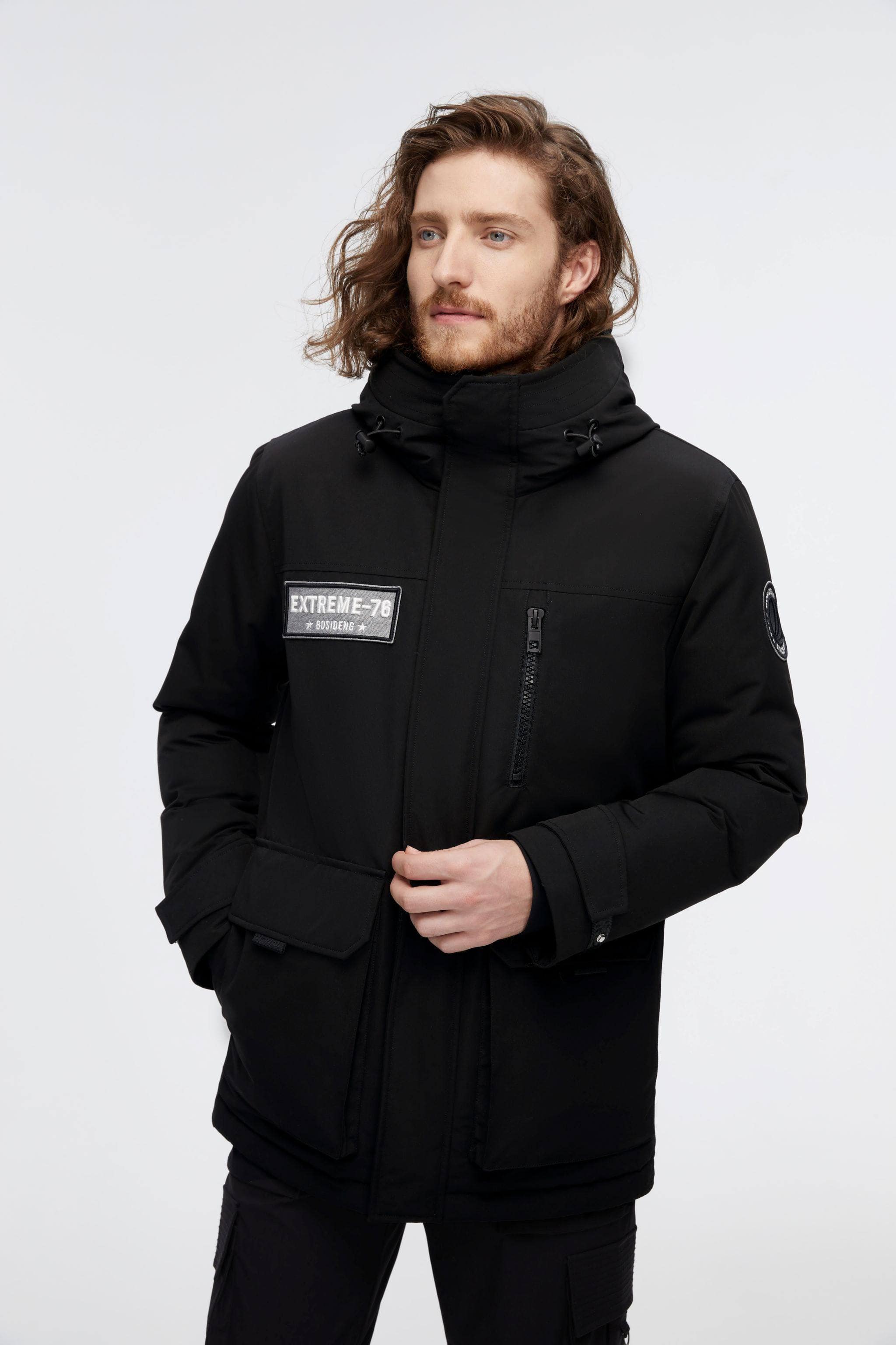 BOSIDENG 2022 Short Goose Down Jacket With Hood