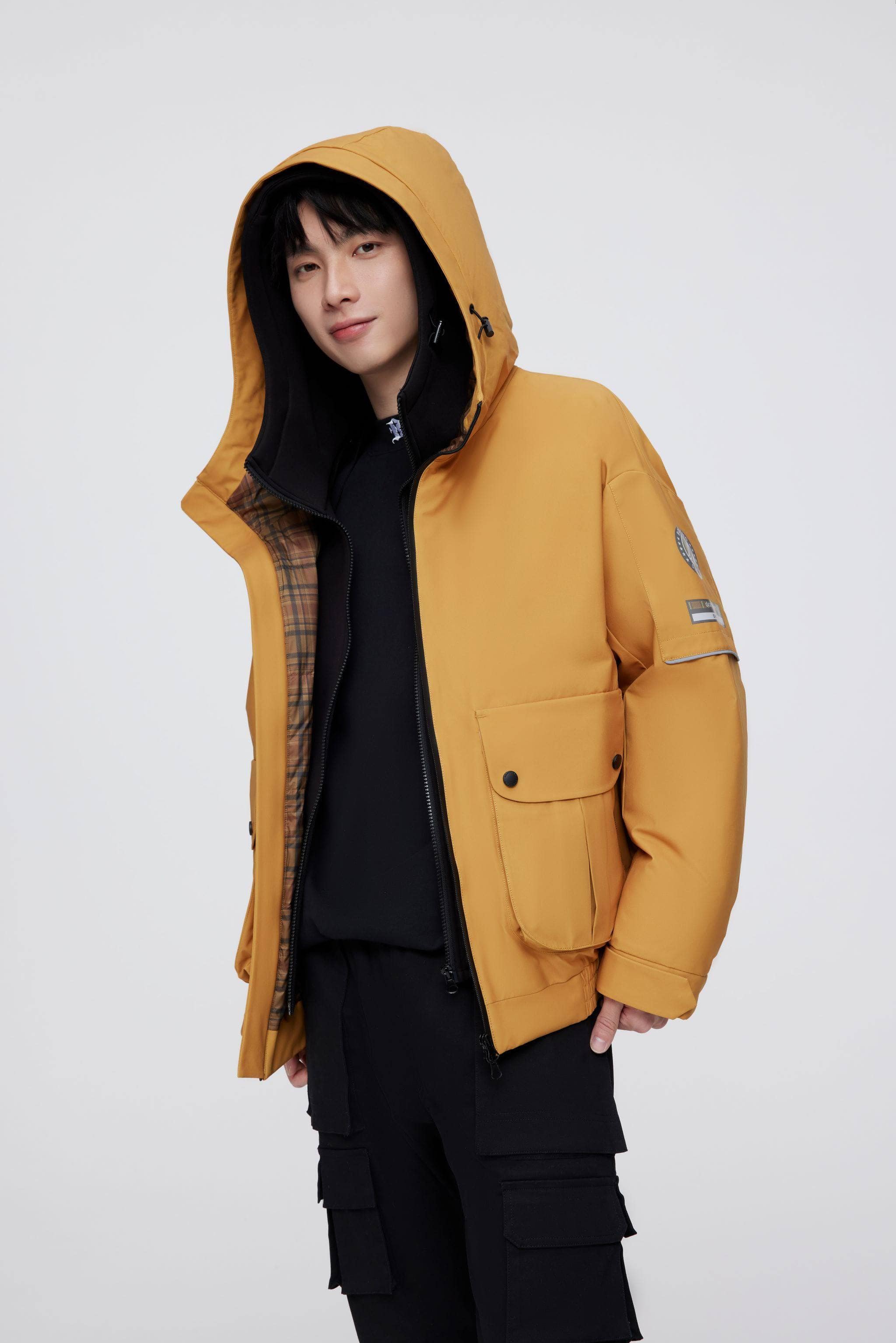 BOSIDENG 2022 Short Goose Down Jacket With Hood Jacket