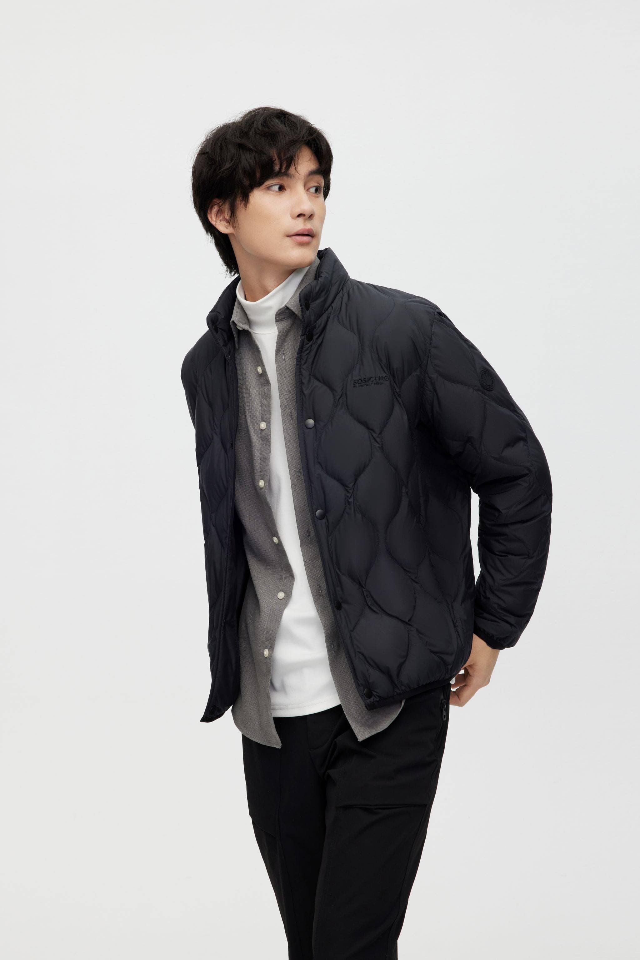 BOSIDENG 2022 Stand Collar Quilted Down Jacket Jacket