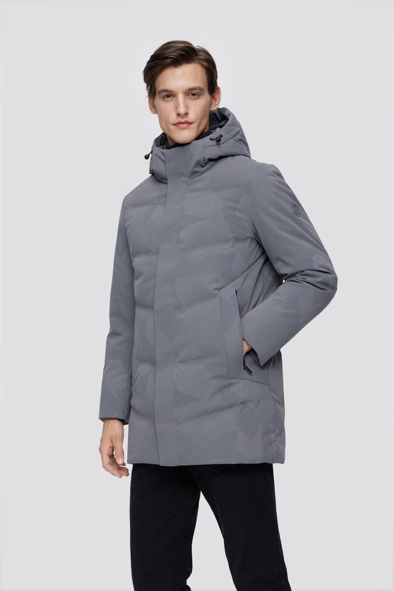 BOSIDENG 2022 Hooded Jacket XS / Grey