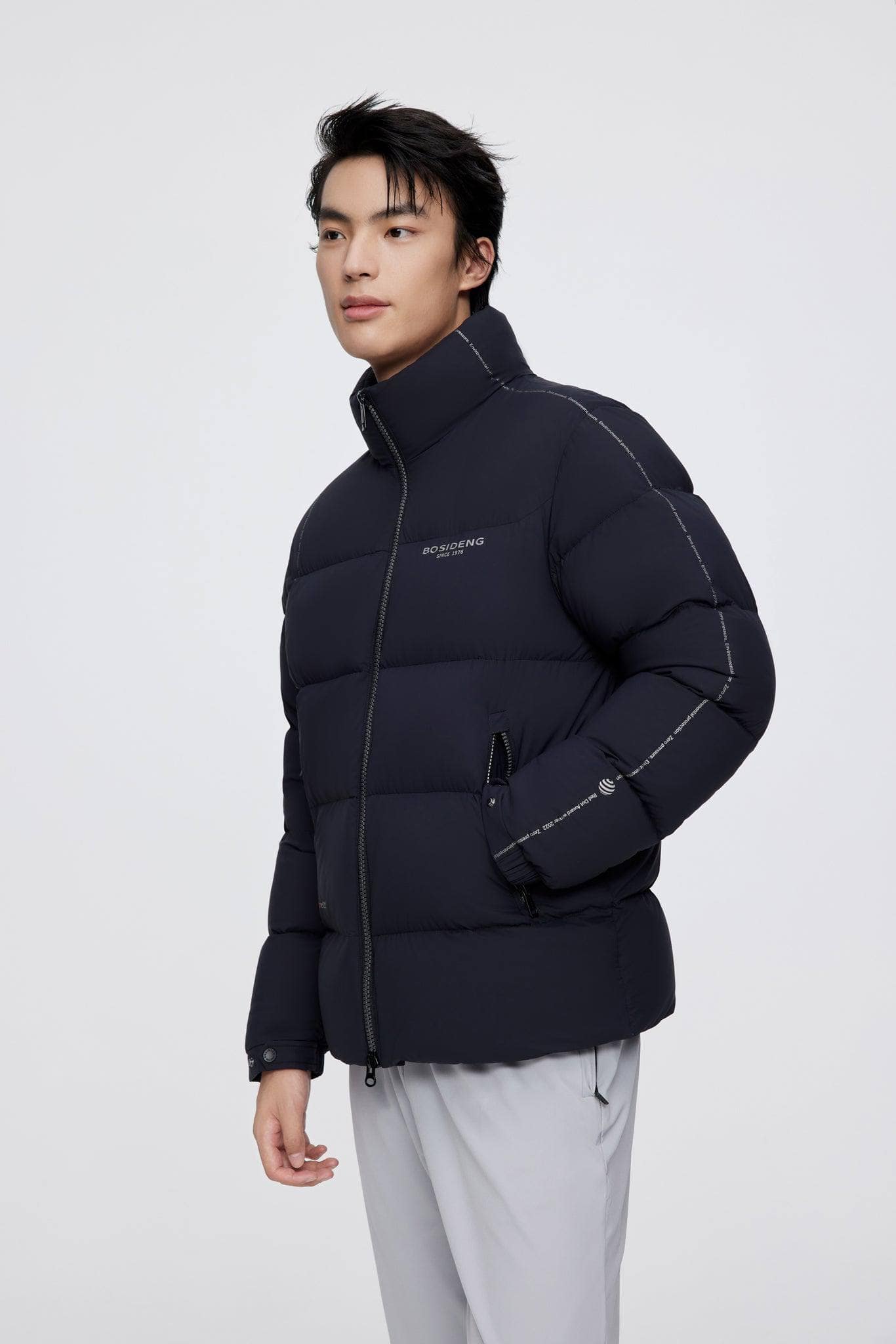 BOSIDENG 2022 Short Down Puffer Jacket XXS / Black