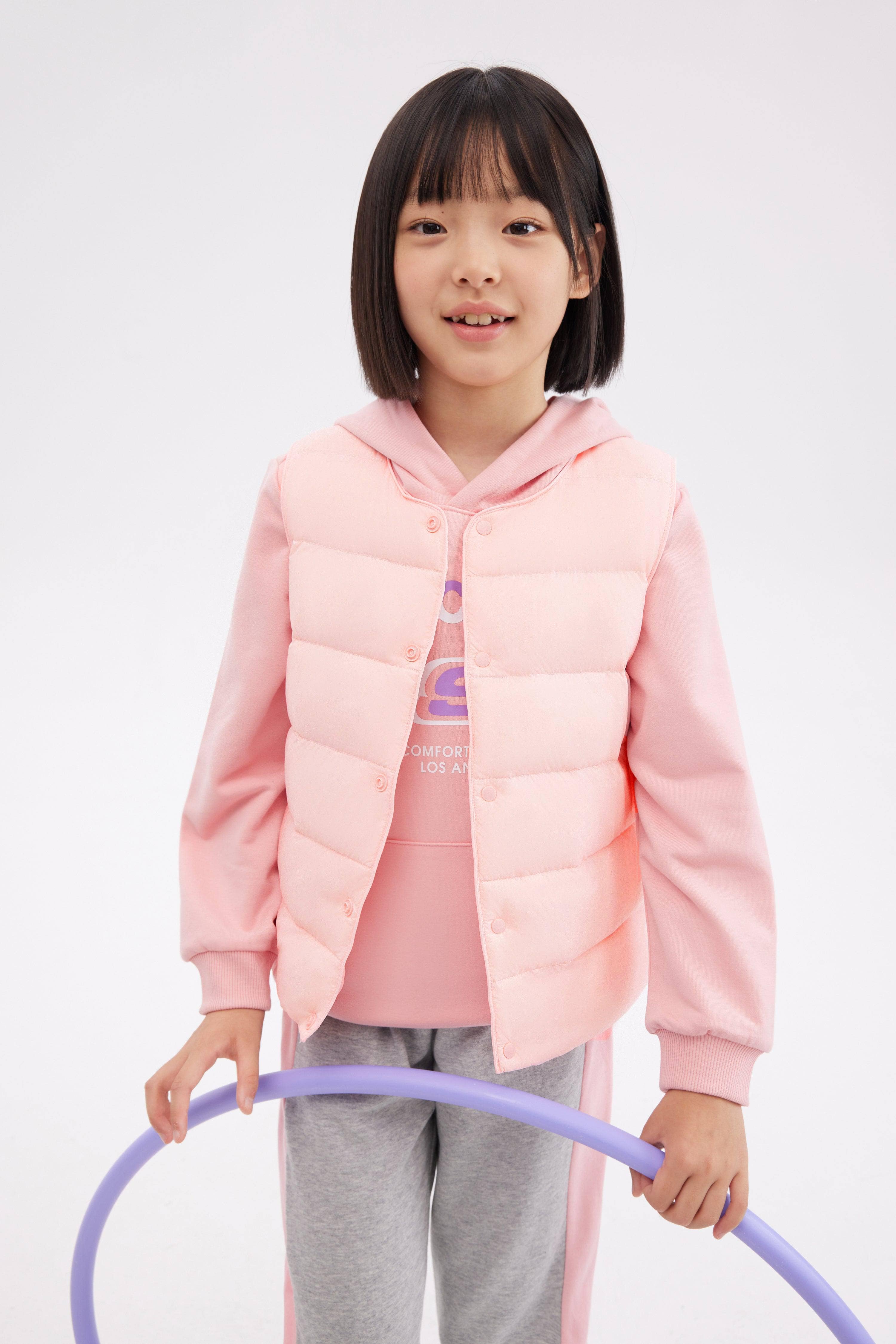 BOSIDENG 2023 Kid's Ultra-light Down Gilet Gilet 3-4 yrs / Pink