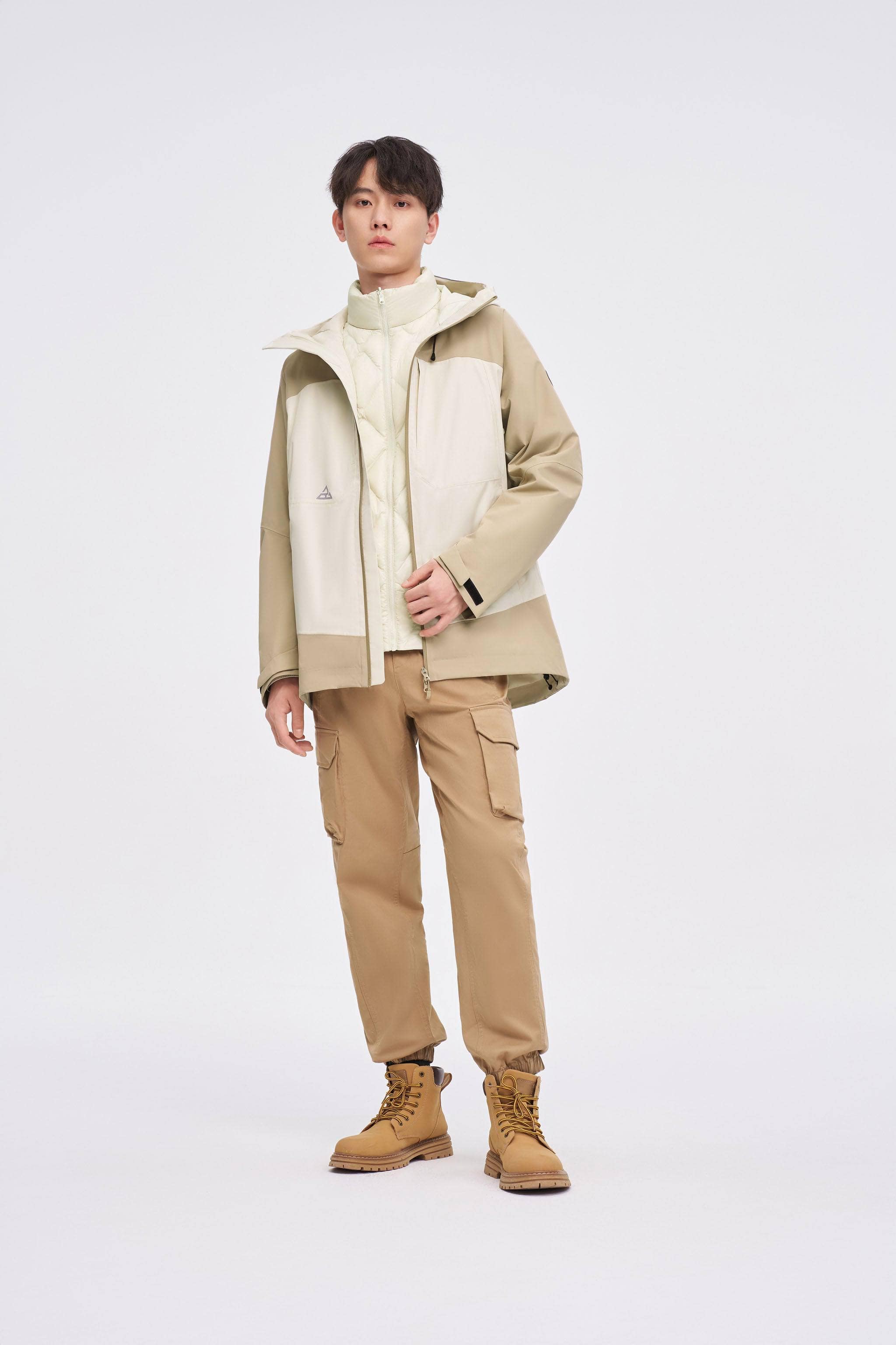 BOSIDENG 2023 3 in 1 All Weather Goose Down Parka Jacket