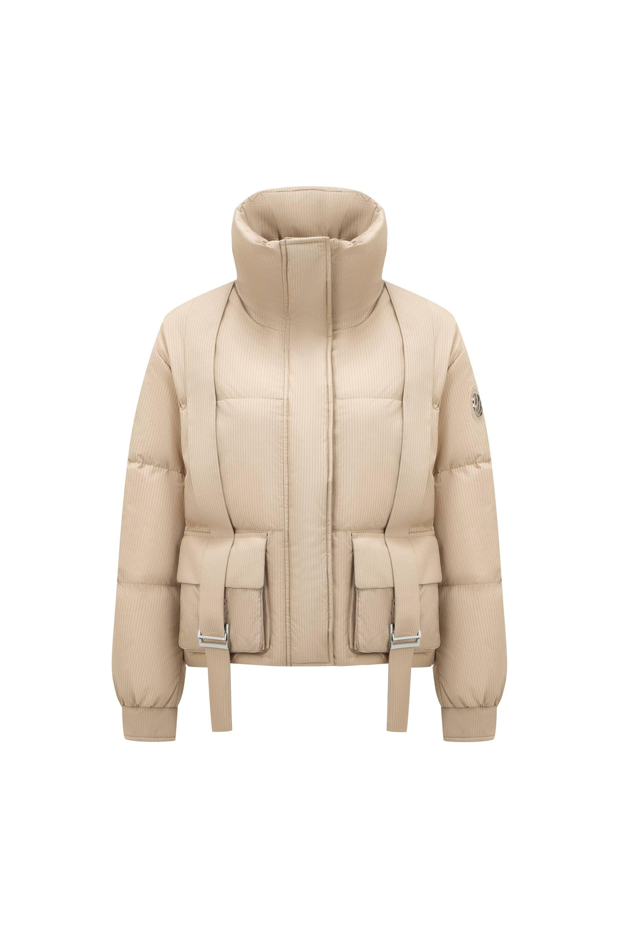 BOSIDENG 2023 BG Collection Oversized Down Jacket Jacket 4 / Metallic Blonde