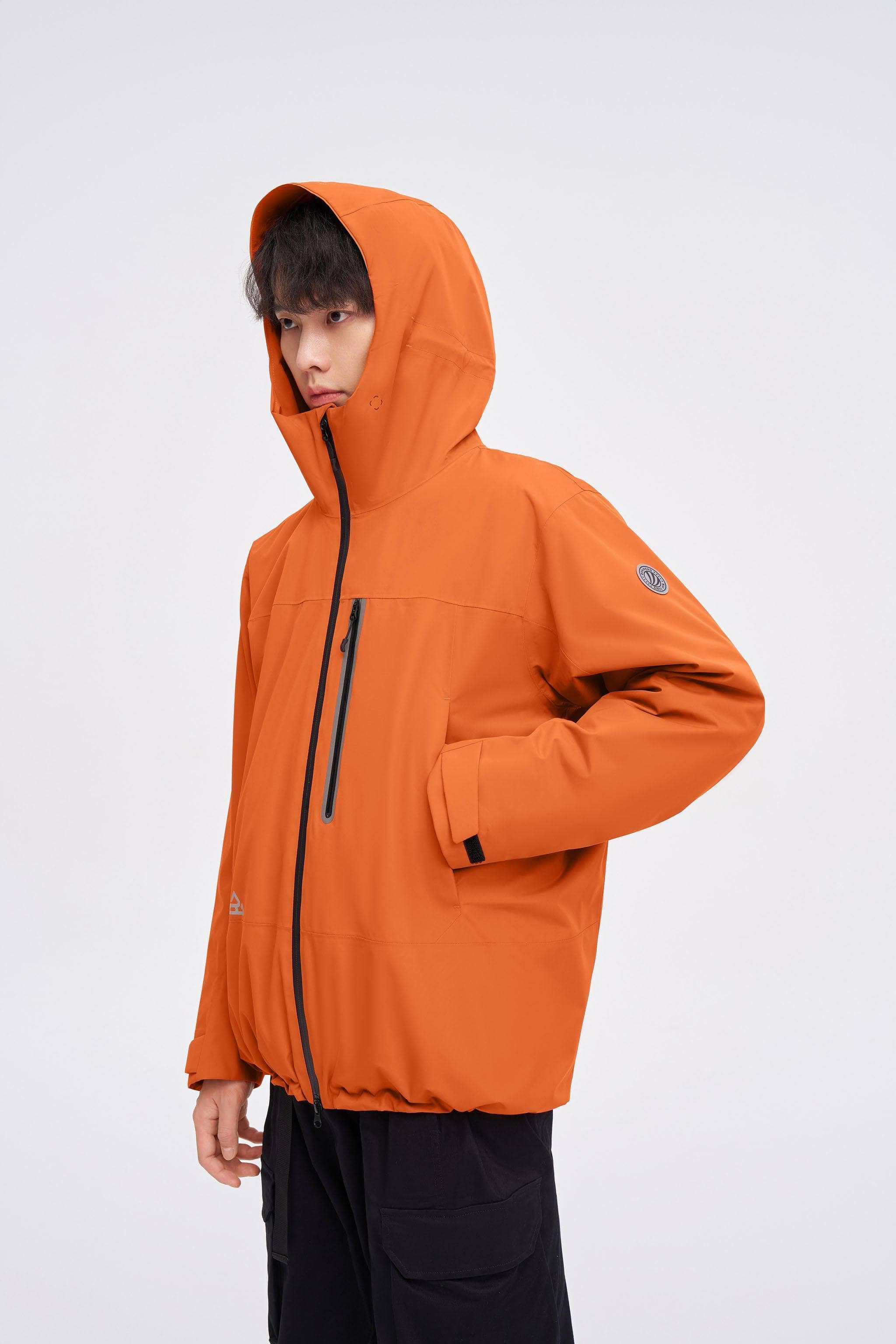 BOSIDENG 2023 3 in 1 All Weather Goose Down Parka 2420 Jacket L / Pale Orange