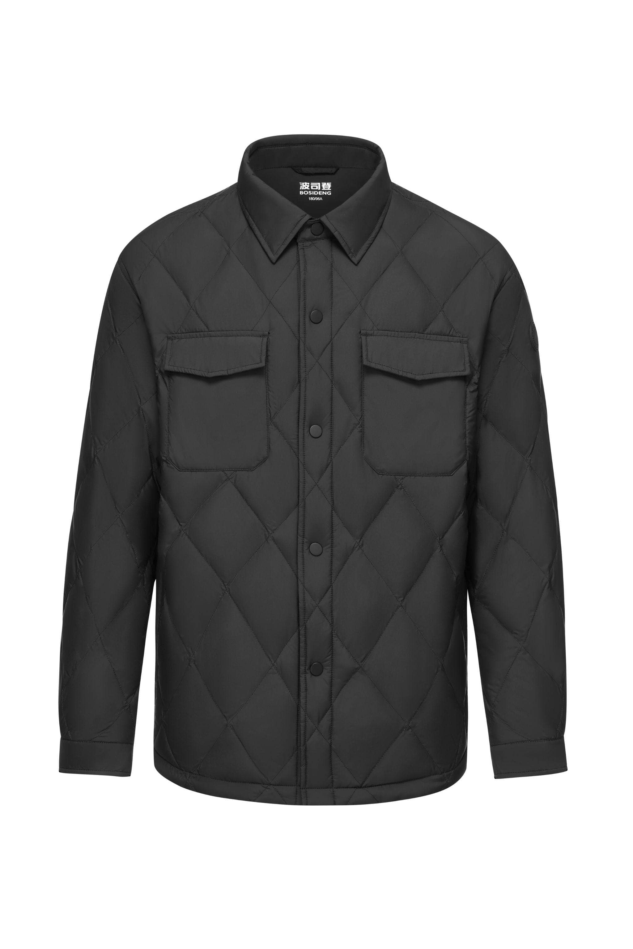 BOSIDENG 2023 Men's Quilted Down Shacket Jacket