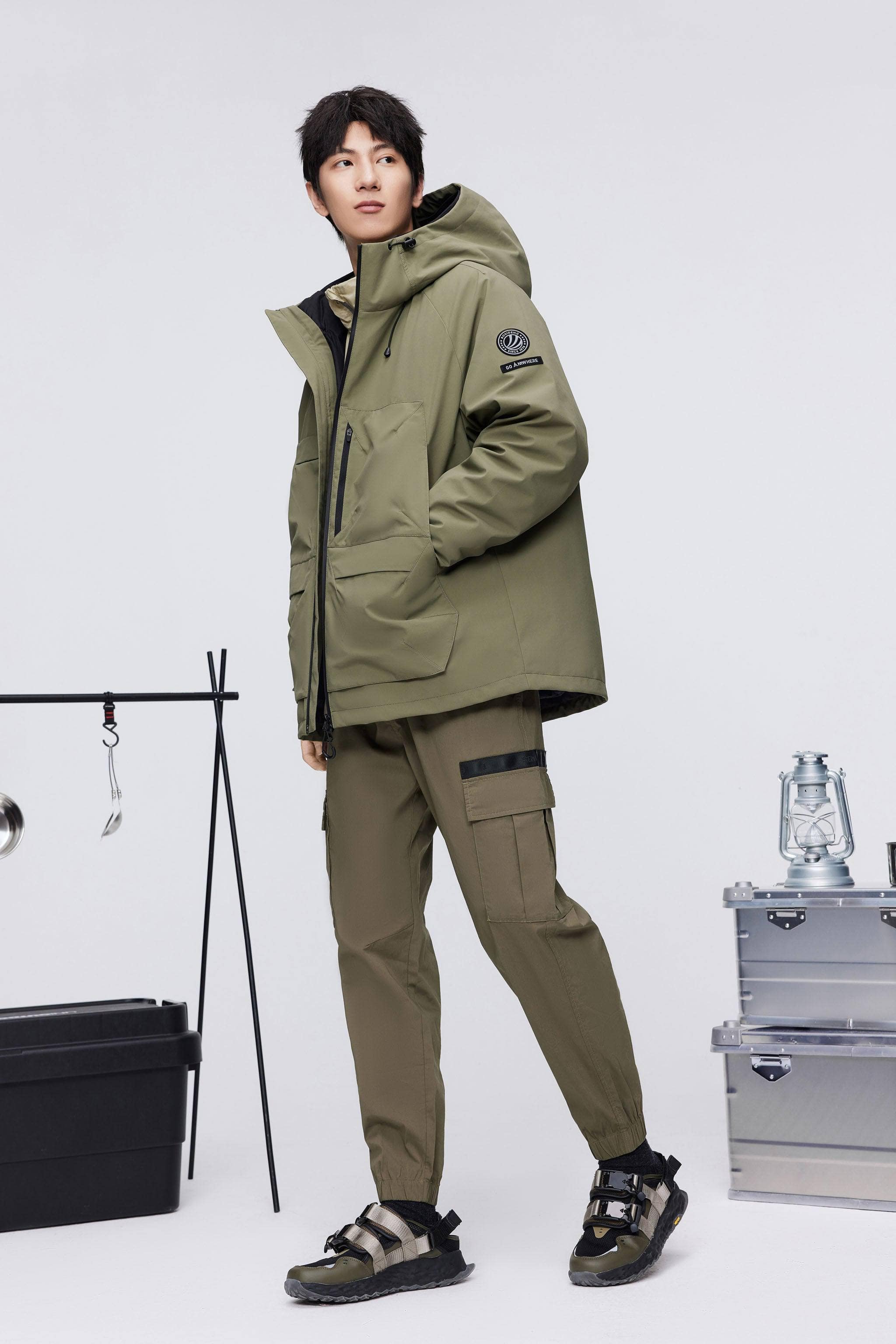 Tactical Outdoor Down Windbreaker