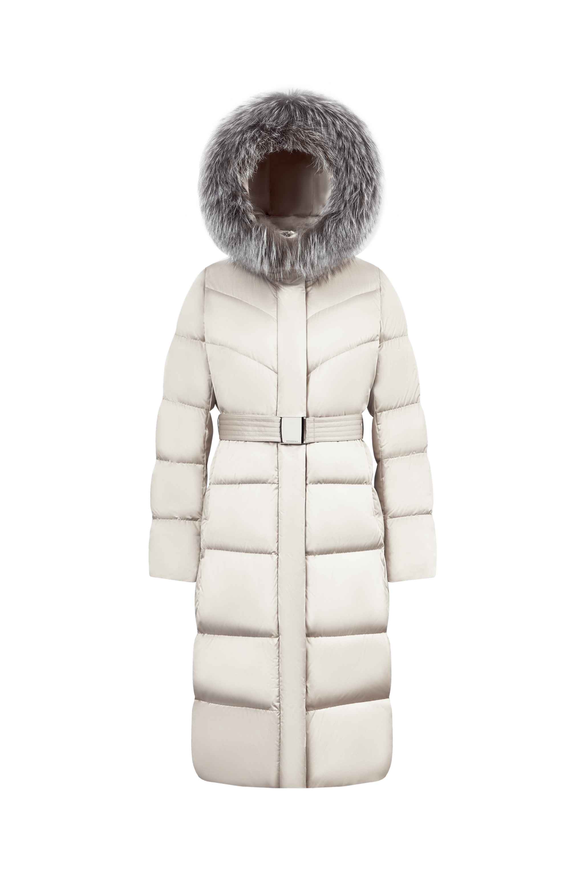 BOSIDENG 2023 Women's Full Length Goose Down Belted Coat