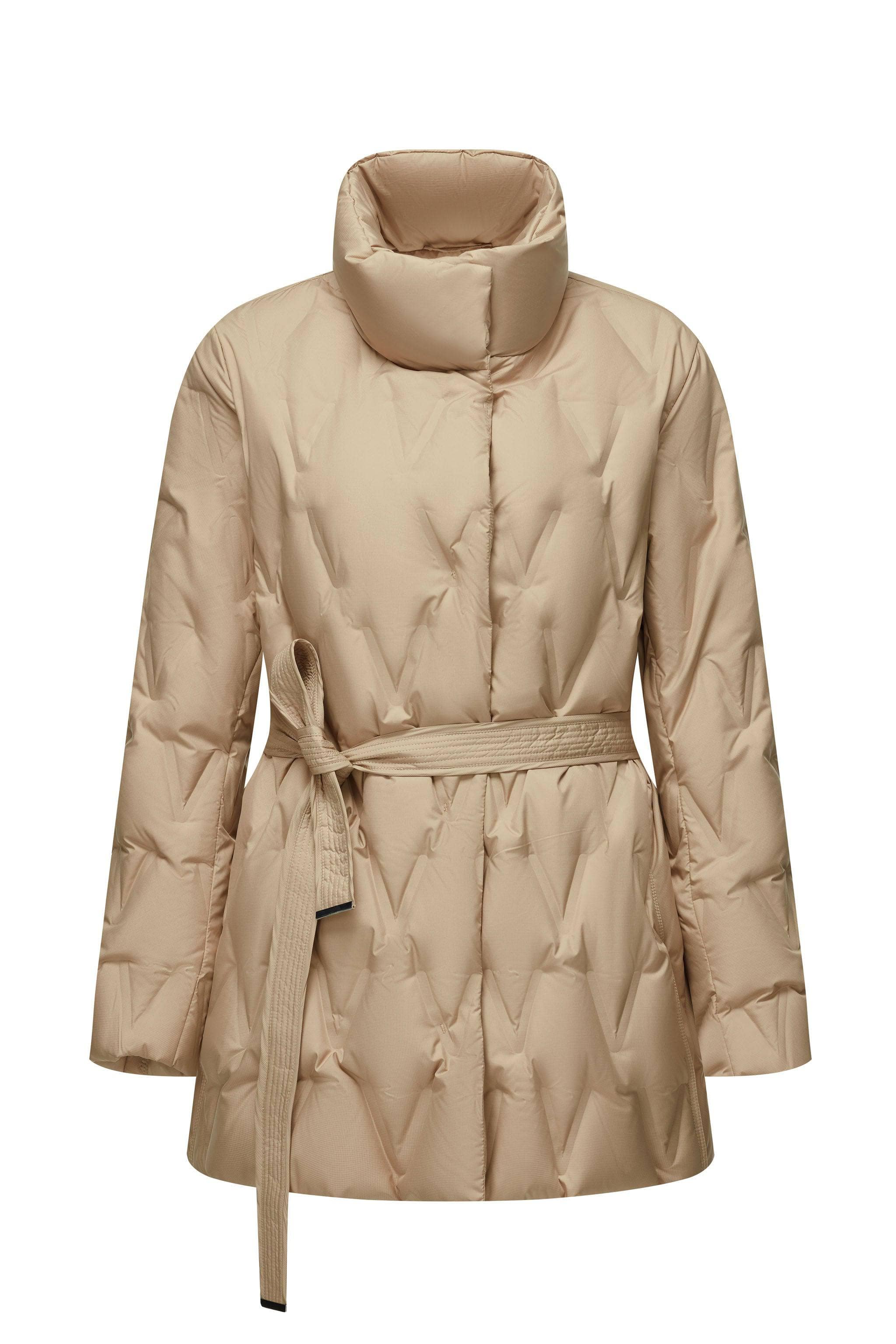 BOSIDENG 2023 Women's Goose Down Belted Coat Jacket