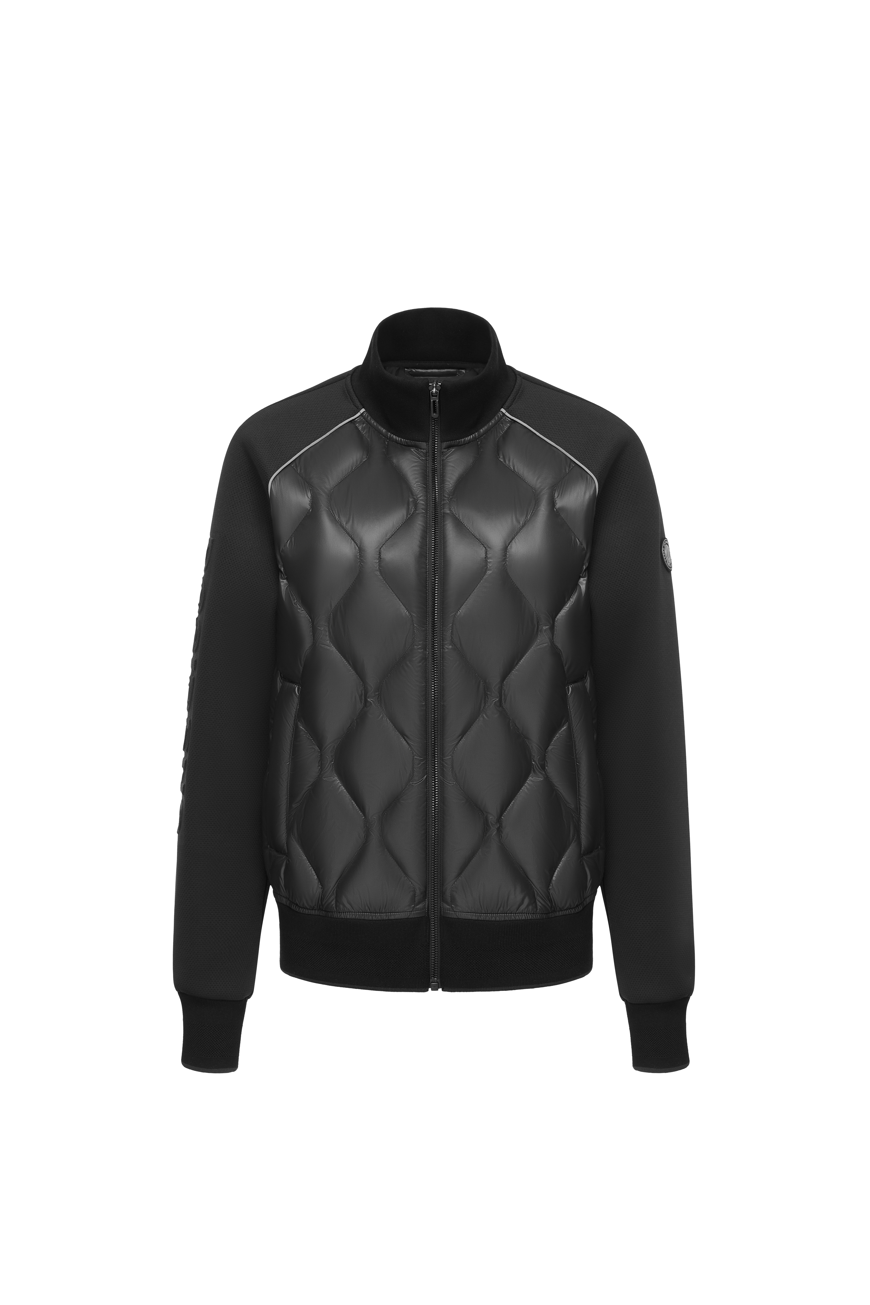 BOSIDENG 2023 Goose Down Quilted Sweater Jacket XS / Black