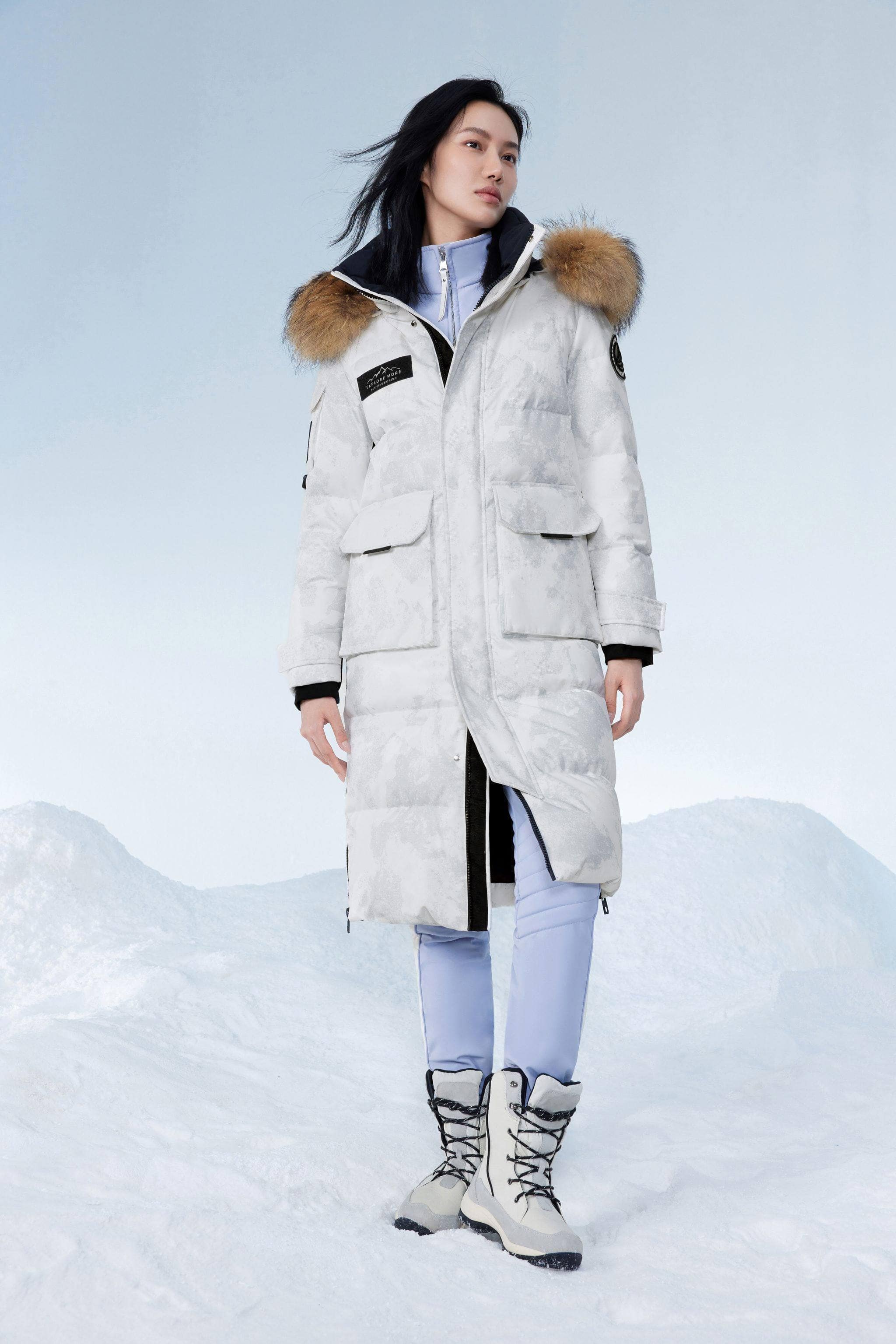 Goose filled parka hotsell