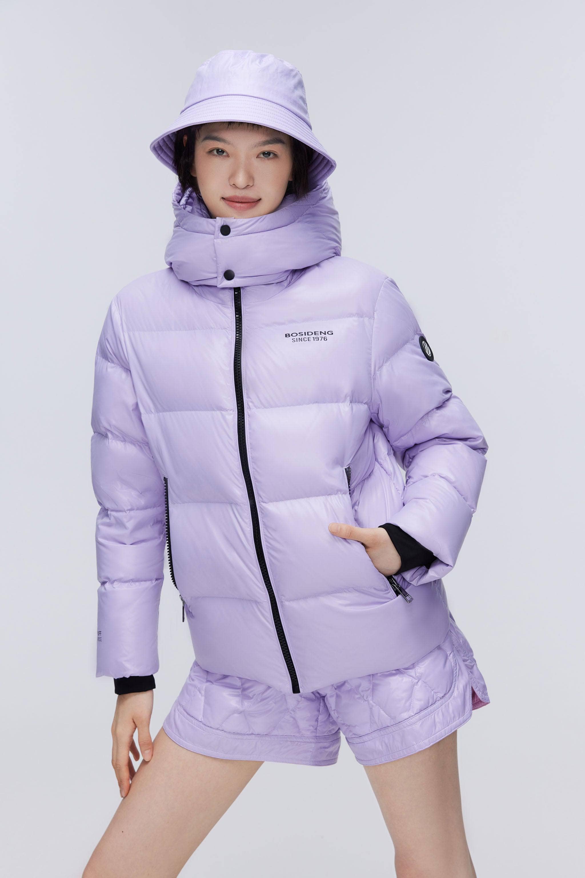 BOSIDENG 2023 Classic Puffer Goose Down Jacket 3110 Jacket XXXS / Purple