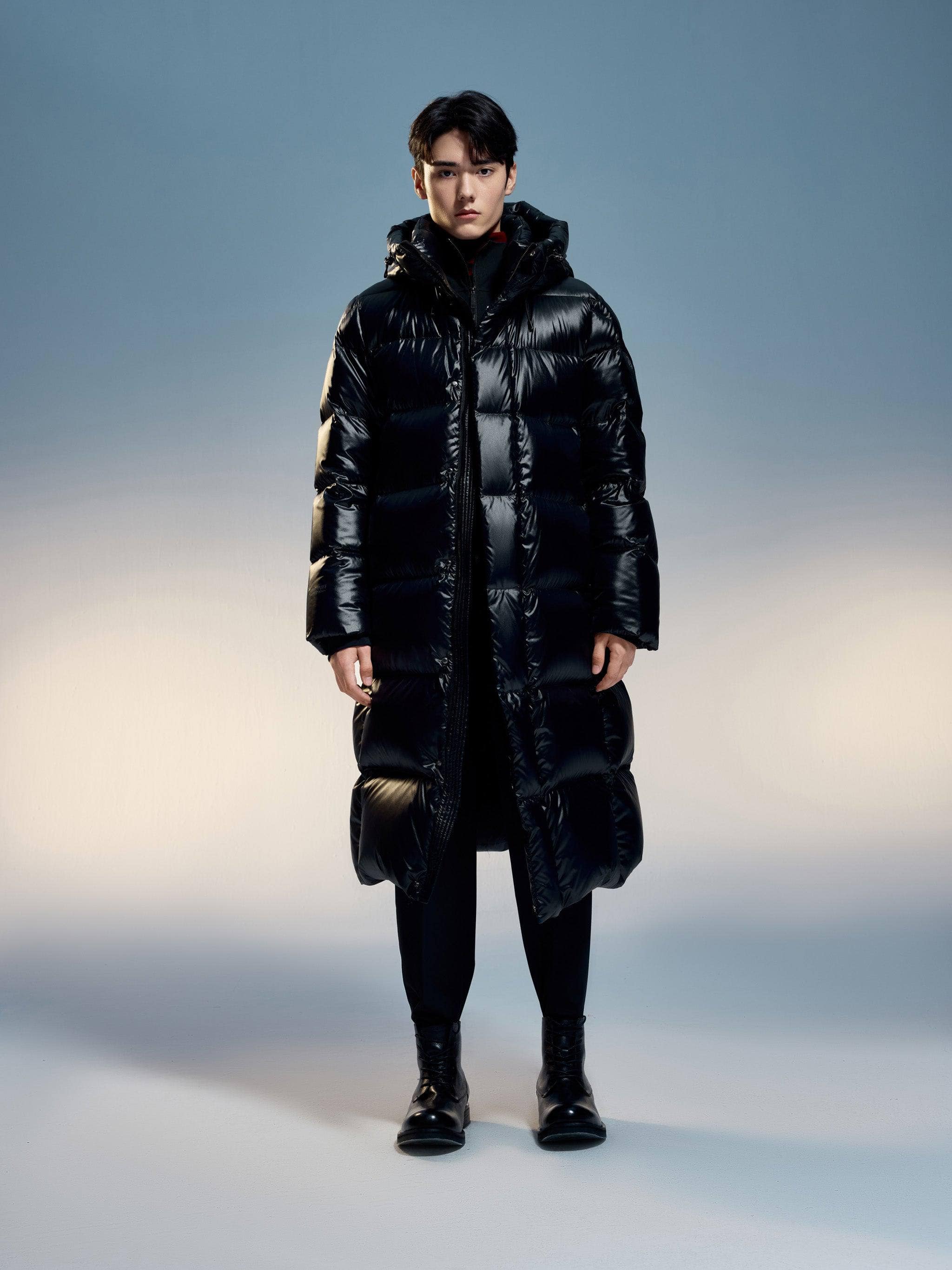 BOSIDENG 2024 Classic long puffer with hood Outwearings