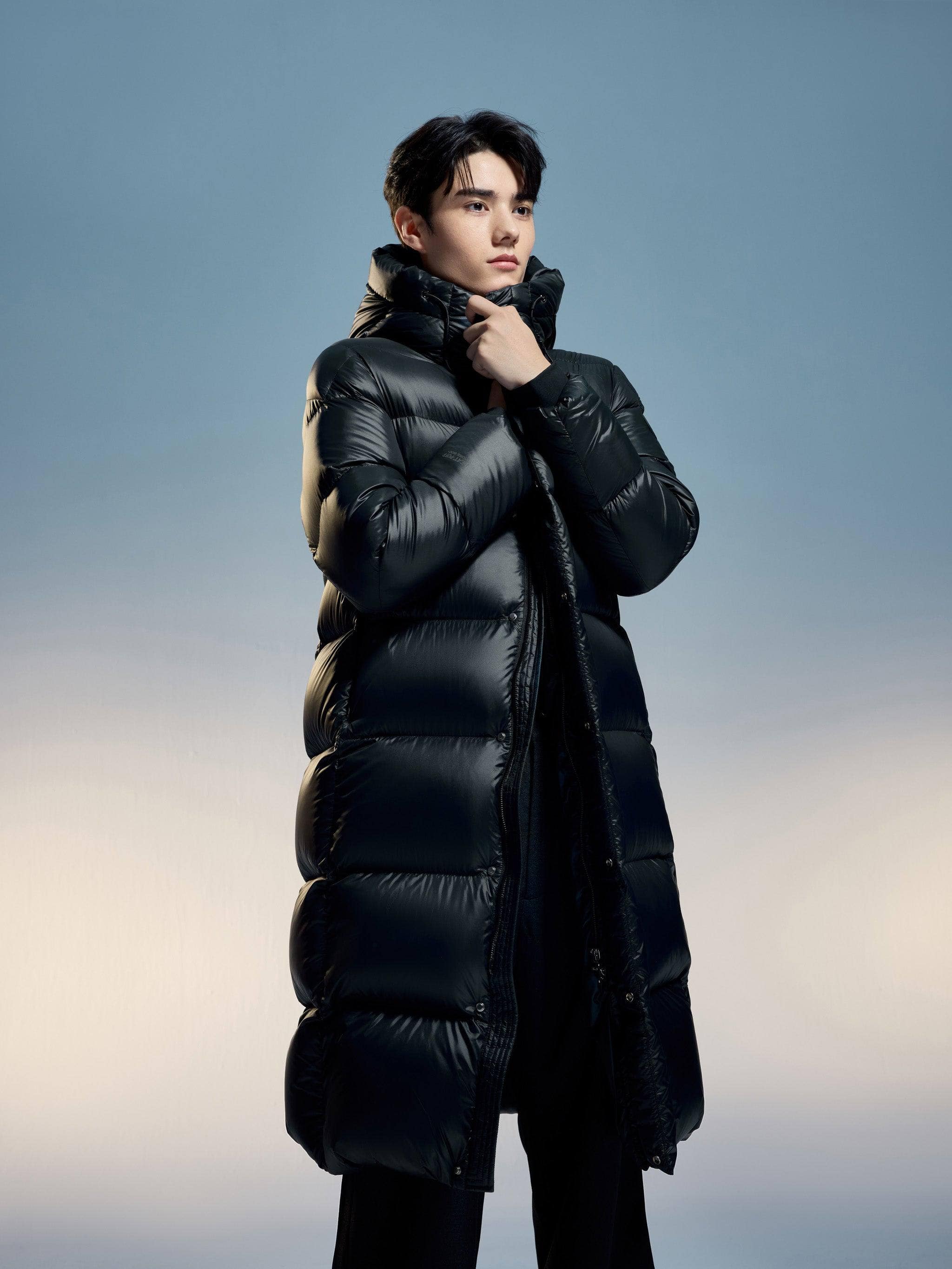 BOSIDENG 2024 Classic long puffer with hood Outwearings