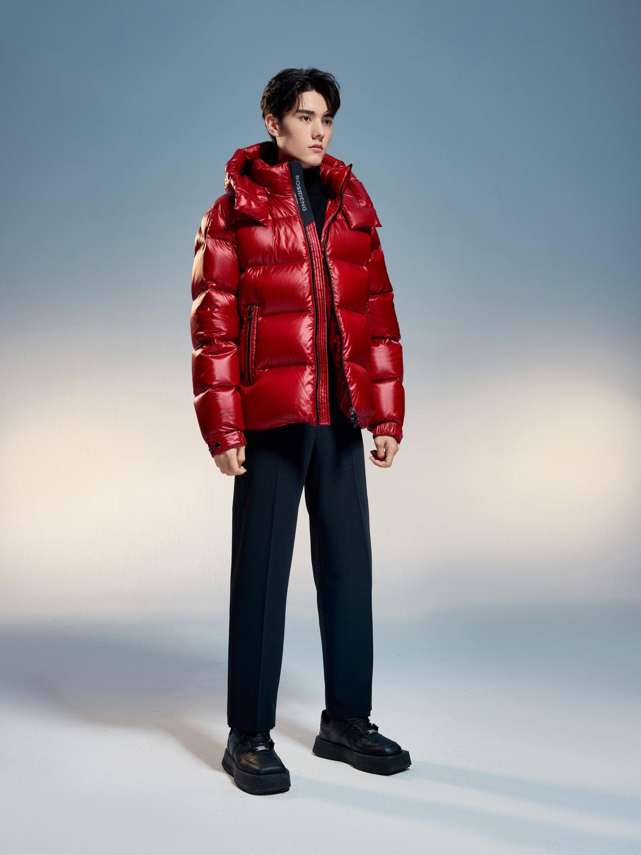 BOSIDENG 2024 Classic puffer with detachable hood Outwearings