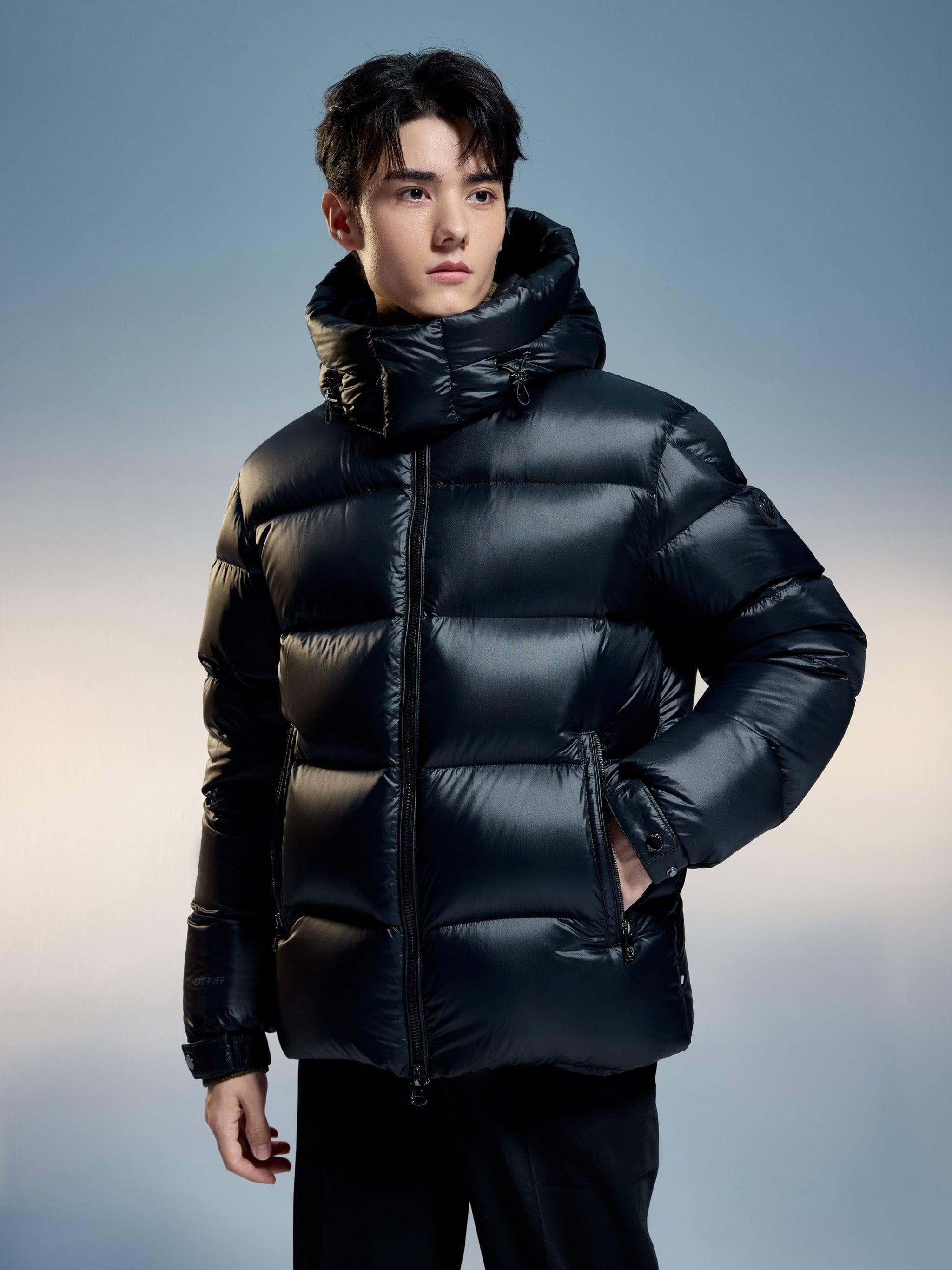 BOSIDENG 2024 Classic puffer with detachable hood Outwearings