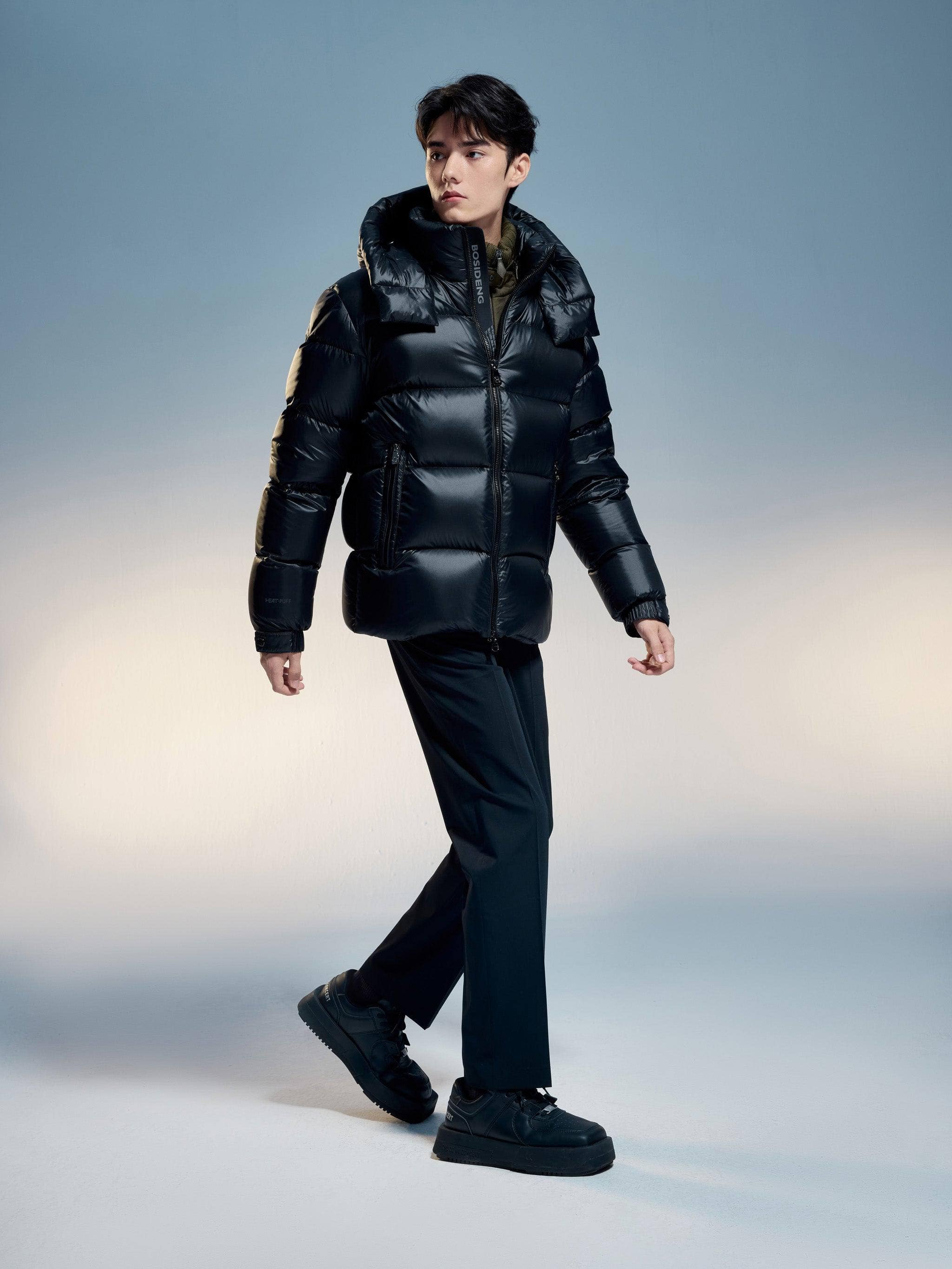 BOSIDENG 2024 Classic puffer with detachable hood Outwearings