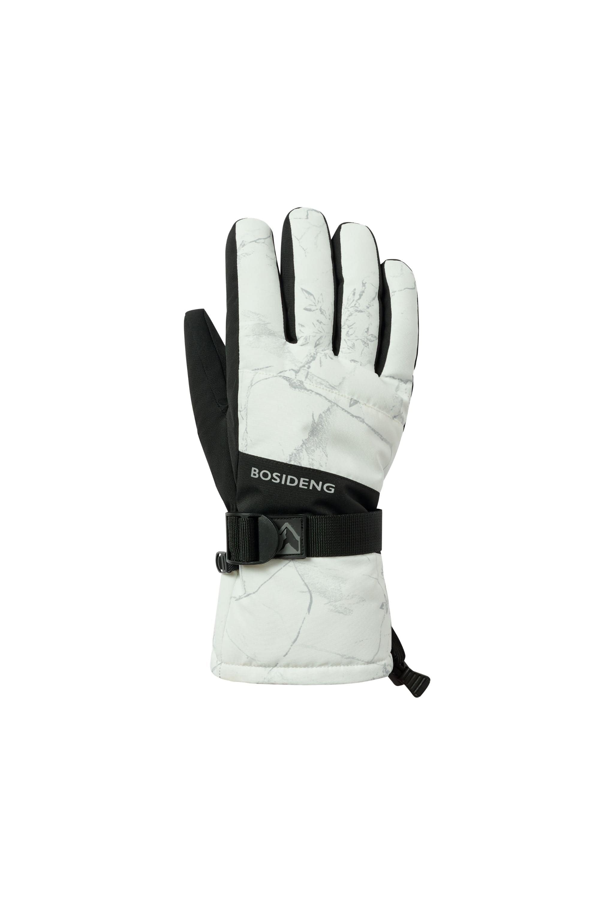 BOSIDENG 2024 Ski Gloves 250ZB gloves Icy white / One Size