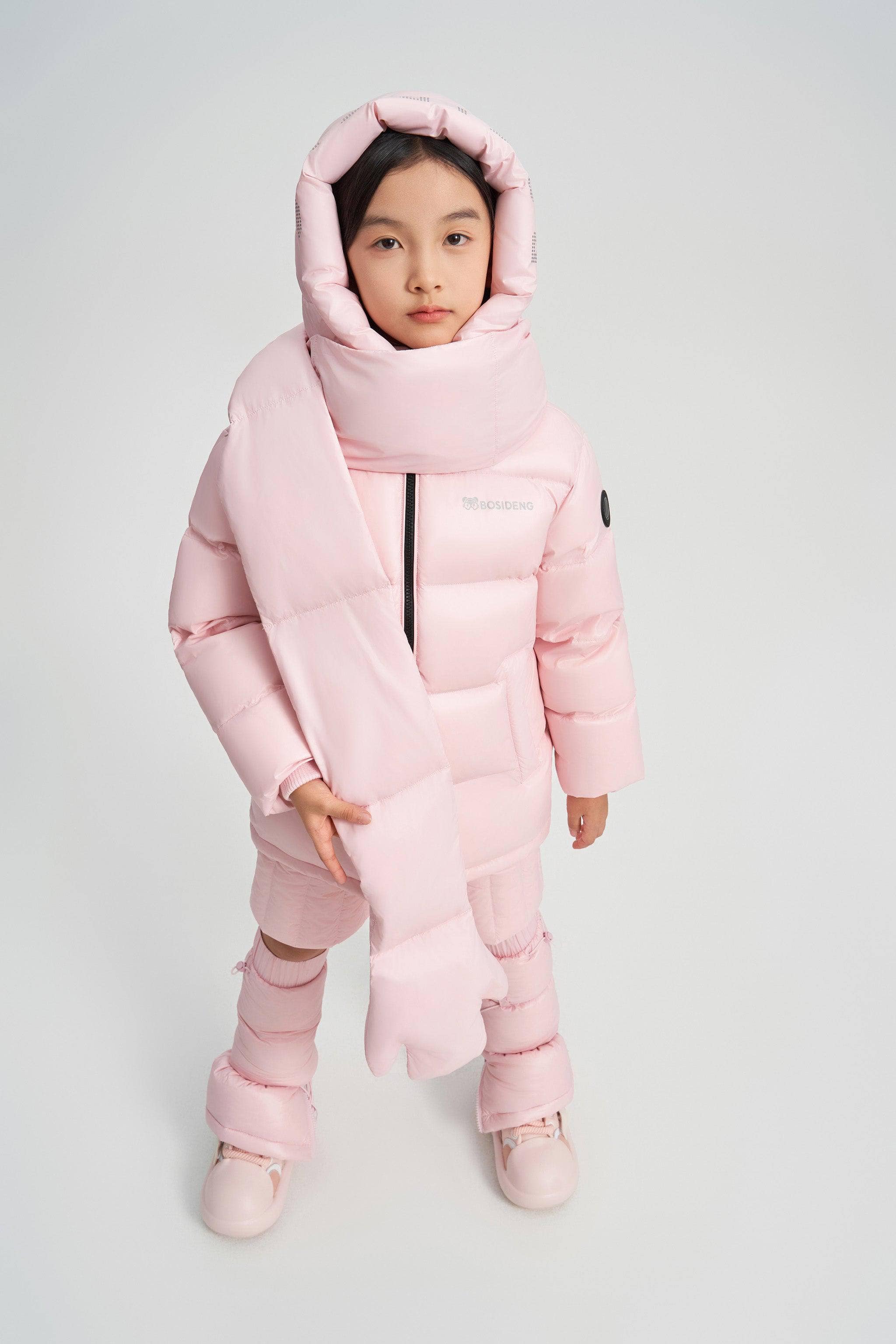 BOSIDENG 2024 Kid's Hooded Puffer Puffer