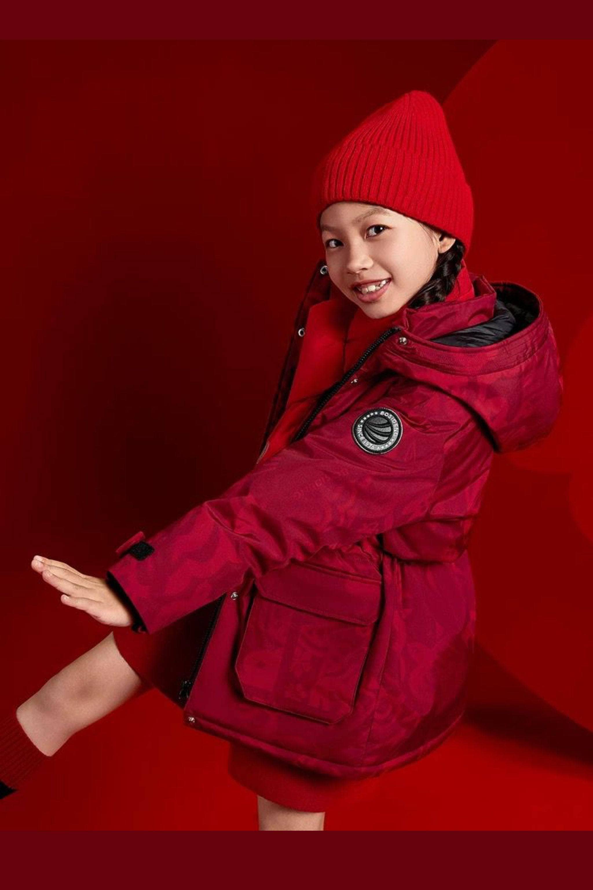 BOSIDENG 2024 Limited Edition: Girl's Classic Extreme Down Jacket Jackets