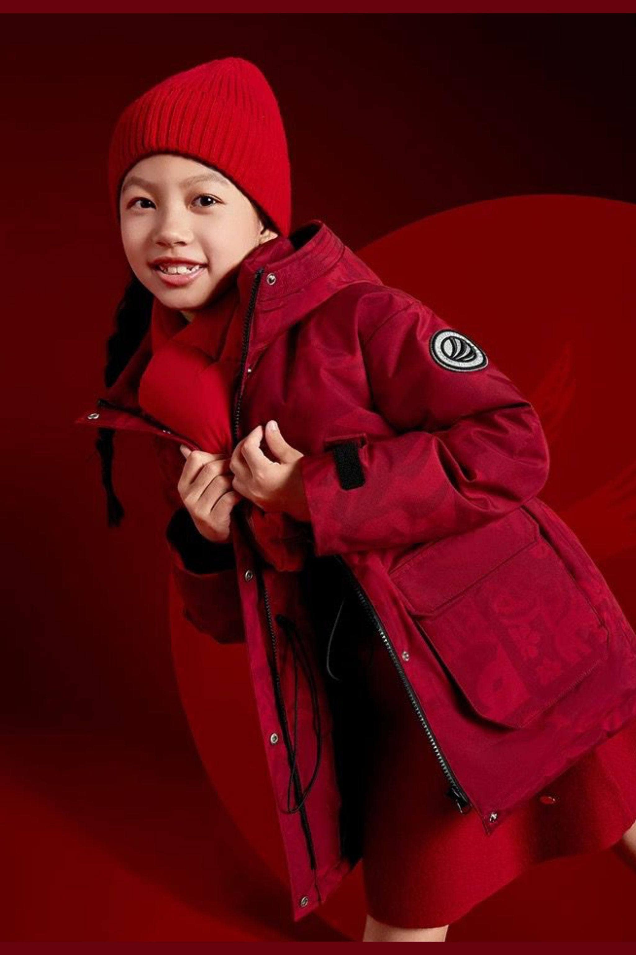 BOSIDENG 2024 Limited Edition: Girl's Classic Extreme Down Jacket Jackets