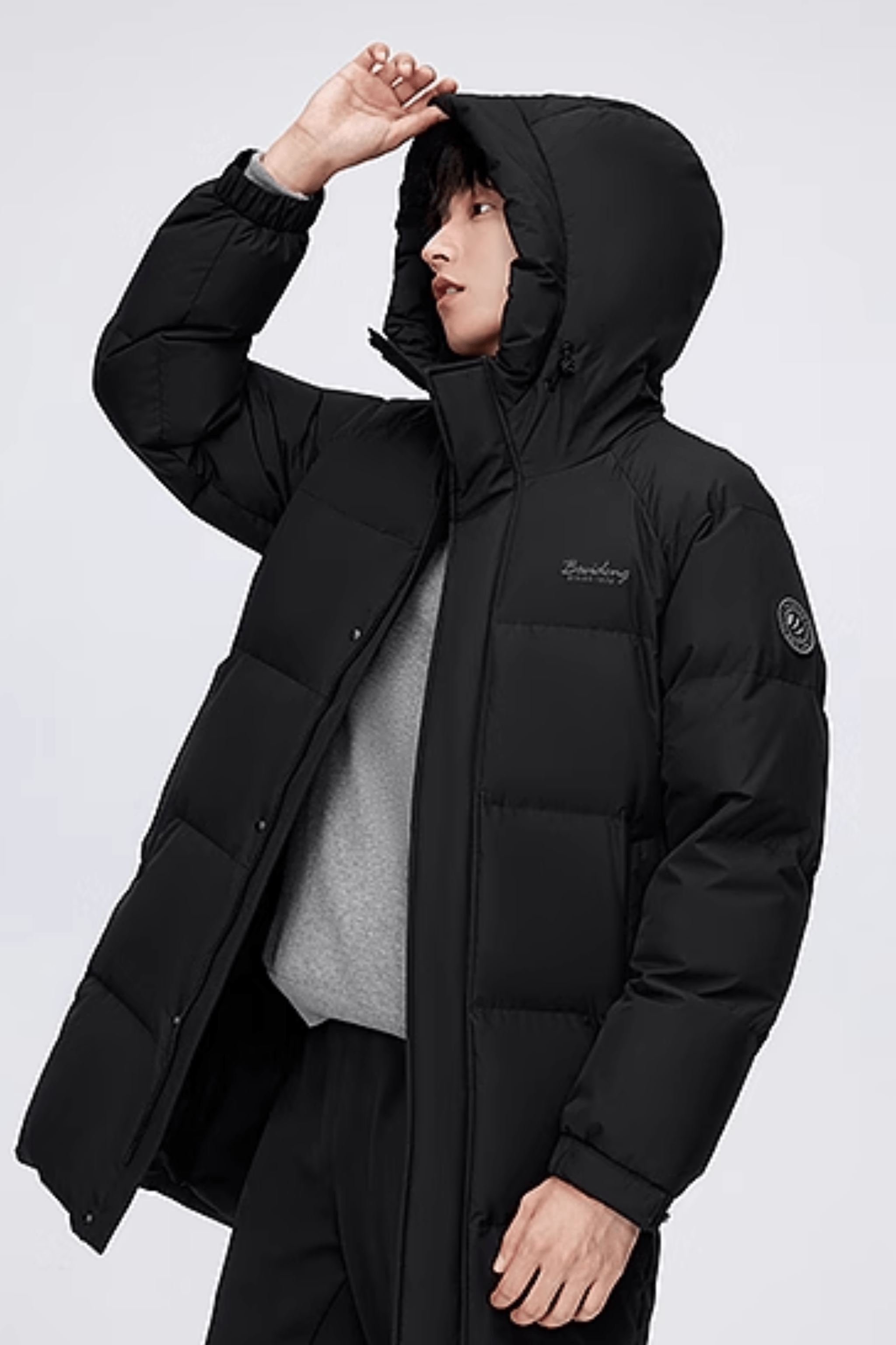 BOSIDENG 2024 Men’s full-length down coat with hood 5229 Jackets