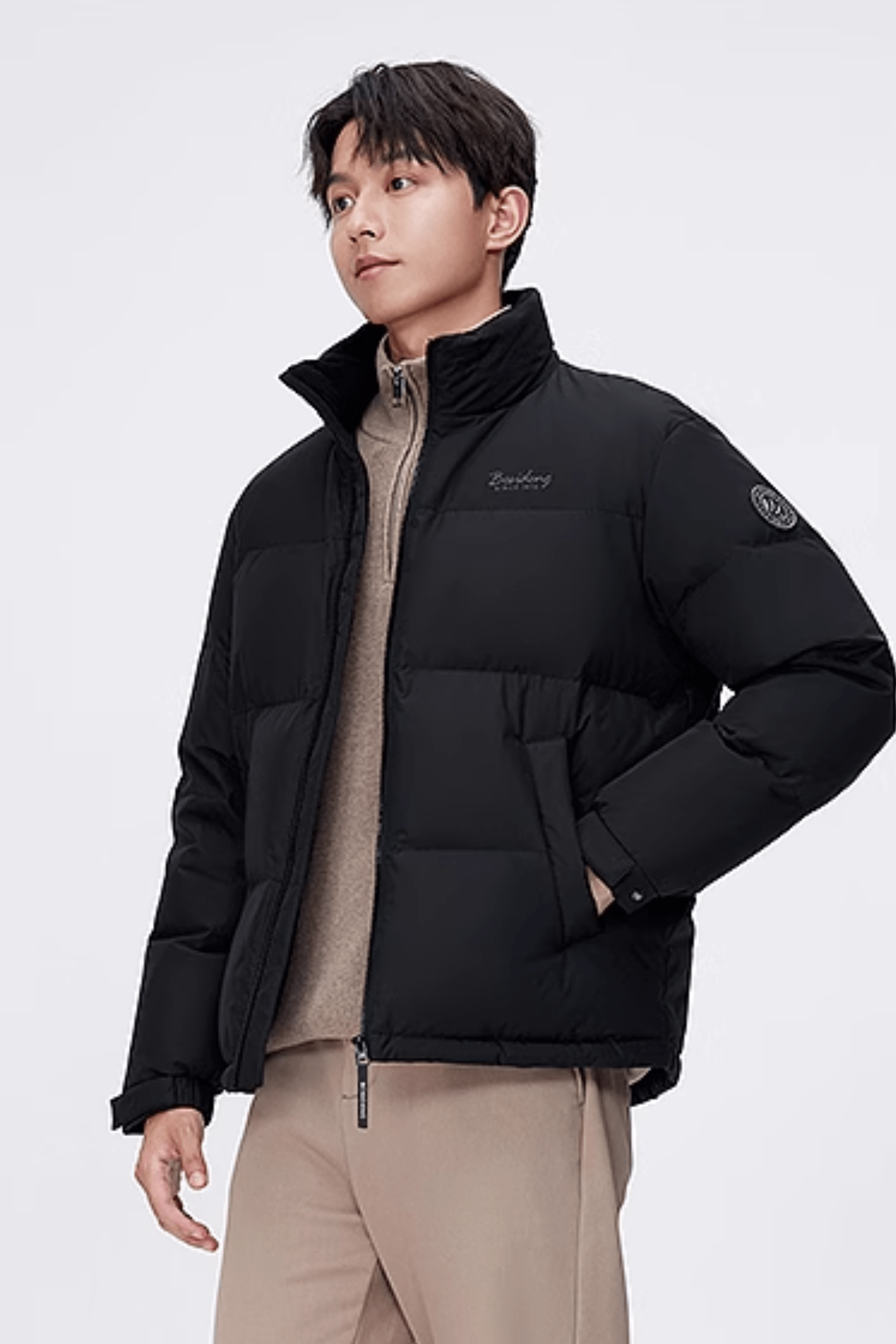 BOSIDENG 2024 Men's Standing Collar Down Jacket Jackets