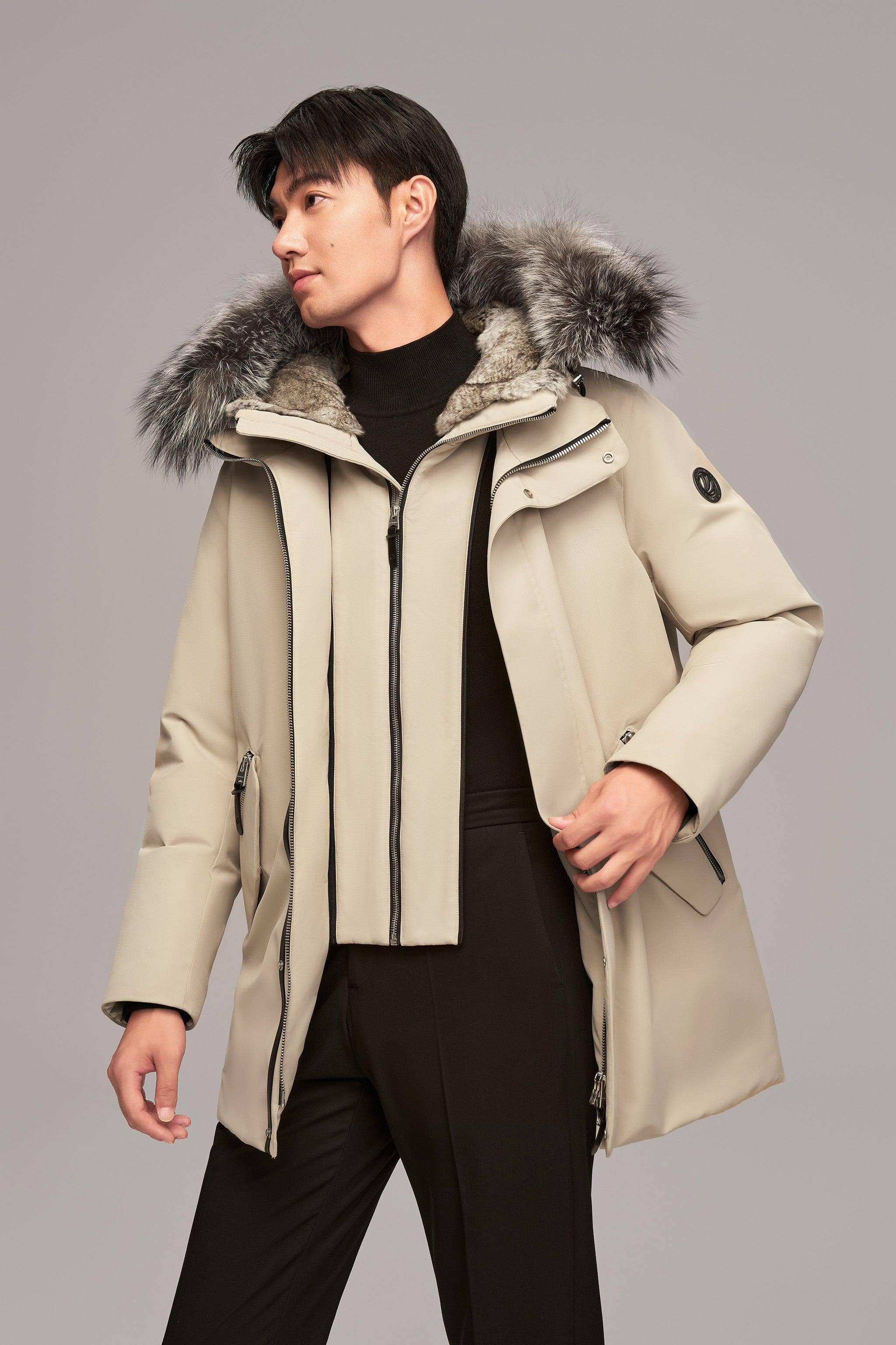 BOSIDENG 2024 Premium Business Men's Goose Down Mac With Hood 4781 Jackets