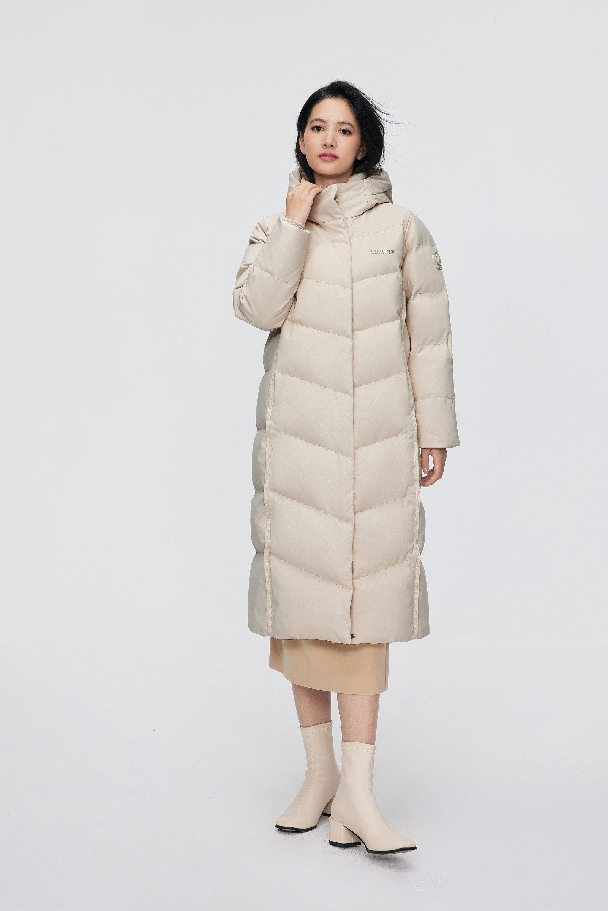 BOSIDENG 2024 Women's Full Length Down Coat 5176 Jackets