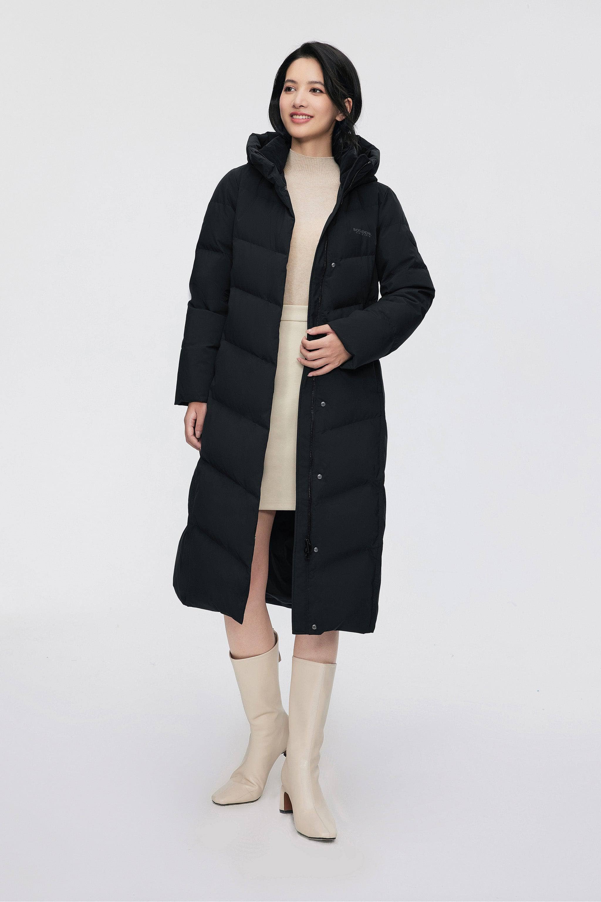 BOSIDENG 2024 Women's Full Length Down Coat 5176 Jackets