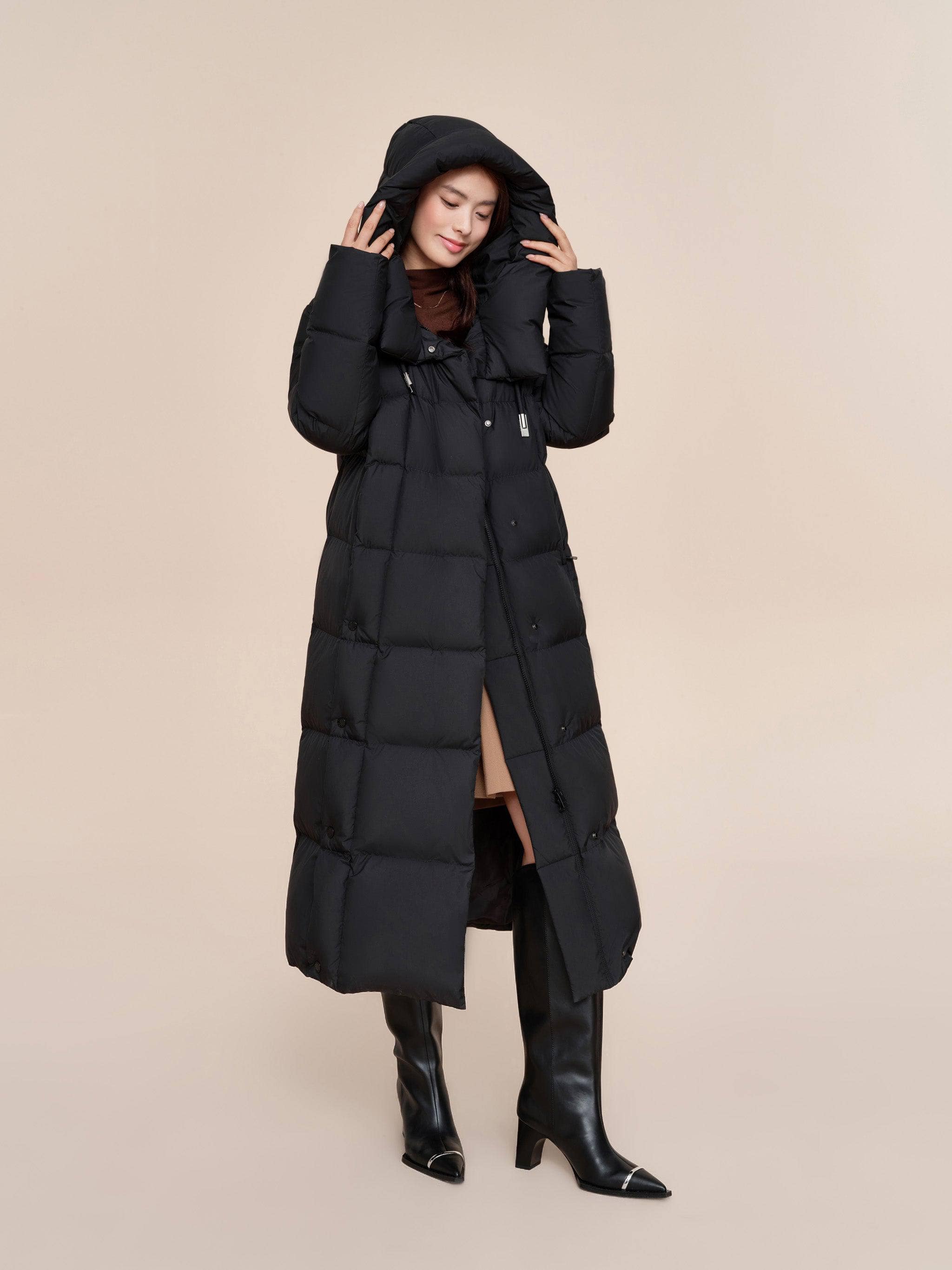 BOSIDENG 2024 Women's Long Length Down Coat 5184 Jackets