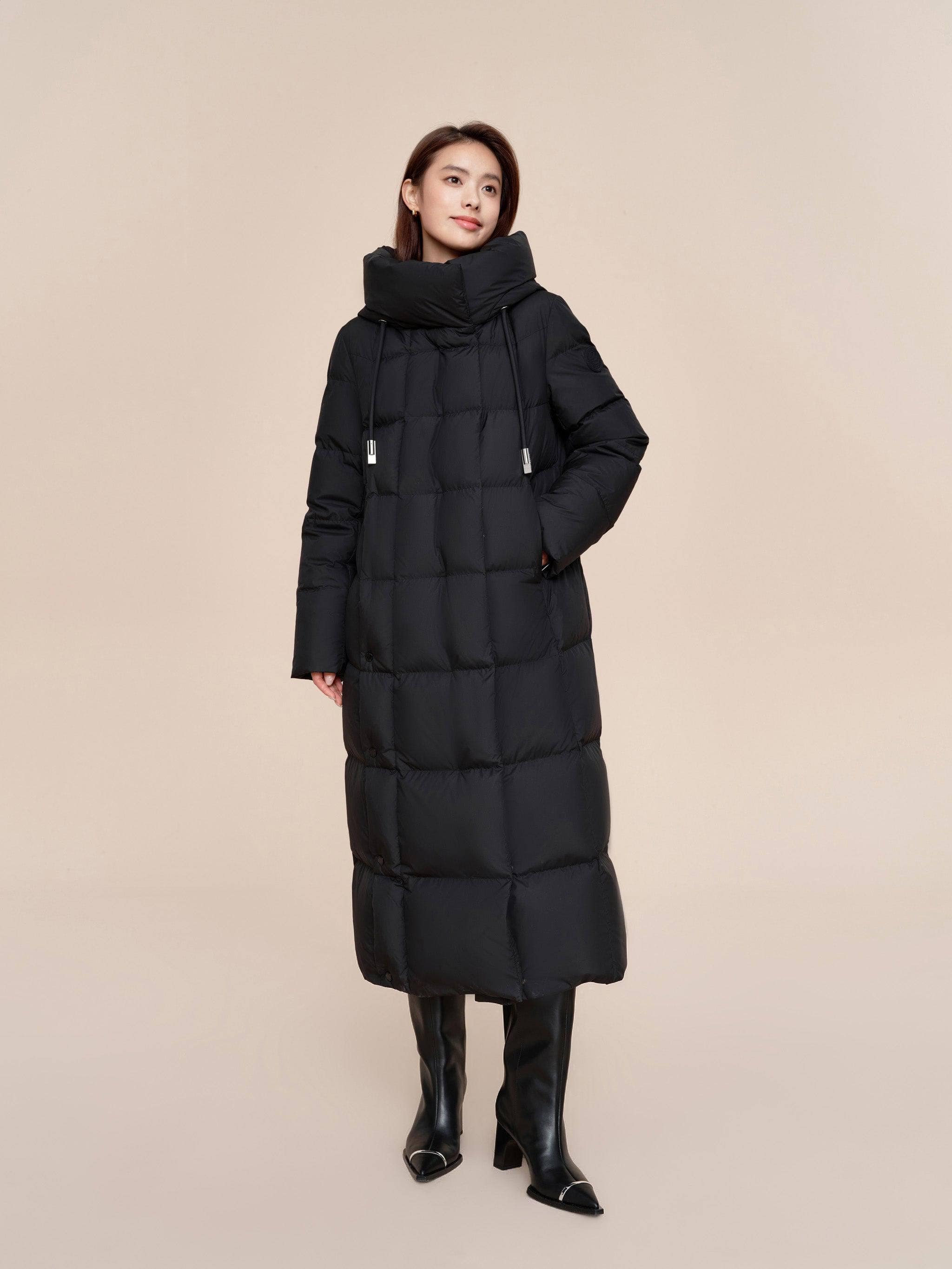 BOSIDENG 2024 Women's Long Length Down Coat 5184 Jackets