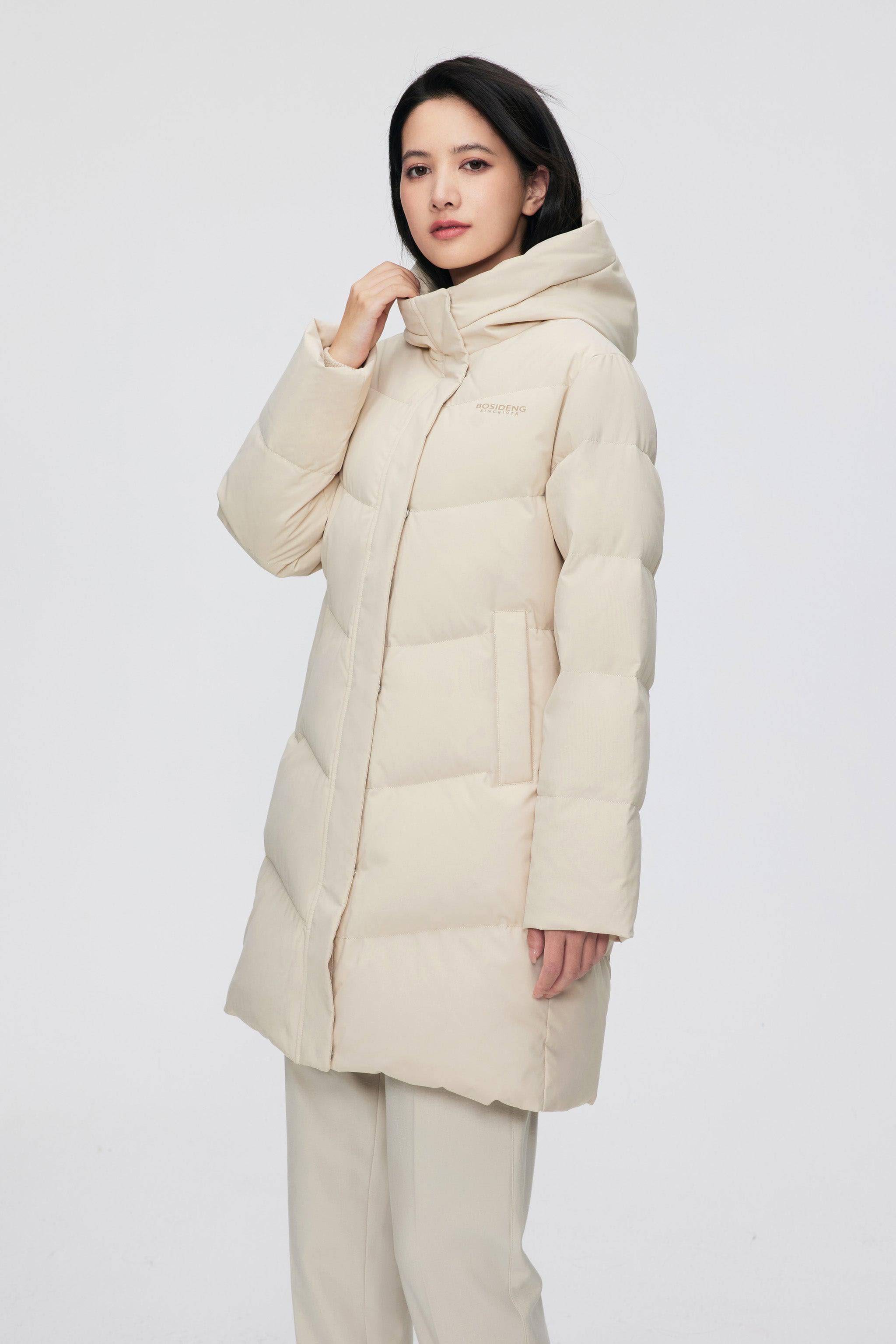 BOSIDENG 2024 Women's Middle Length Down Coat 5124 Coats