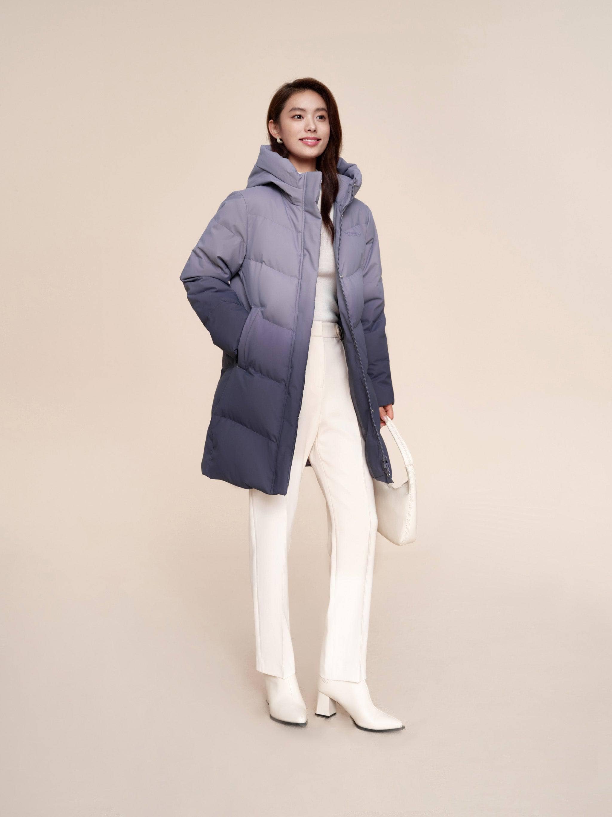 BOSIDENG 2024 Women's Middle Length Down Coat 5124 Coats