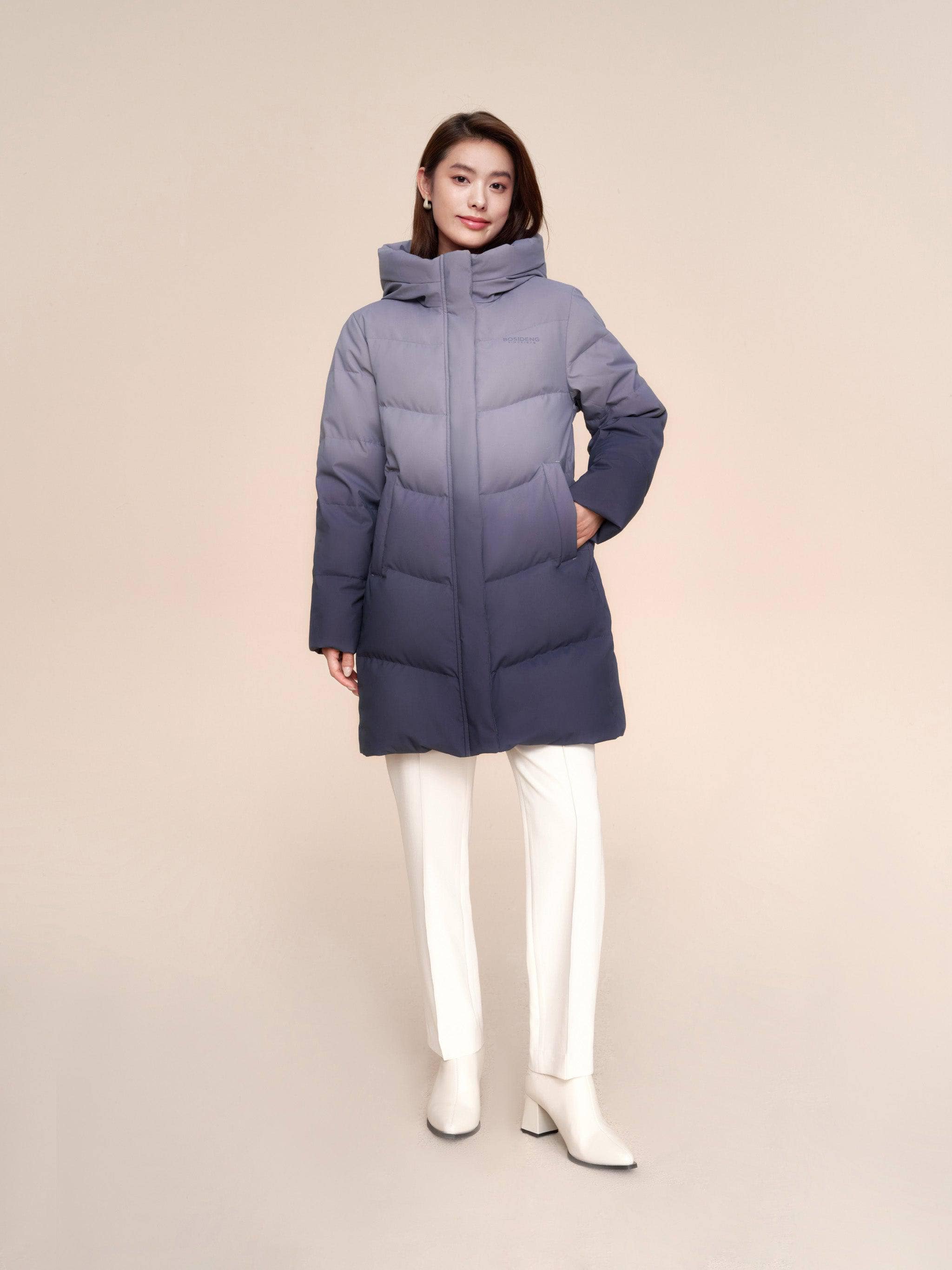 BOSIDENG 2024 Women's Middle Length Down Coat 5124 Coats