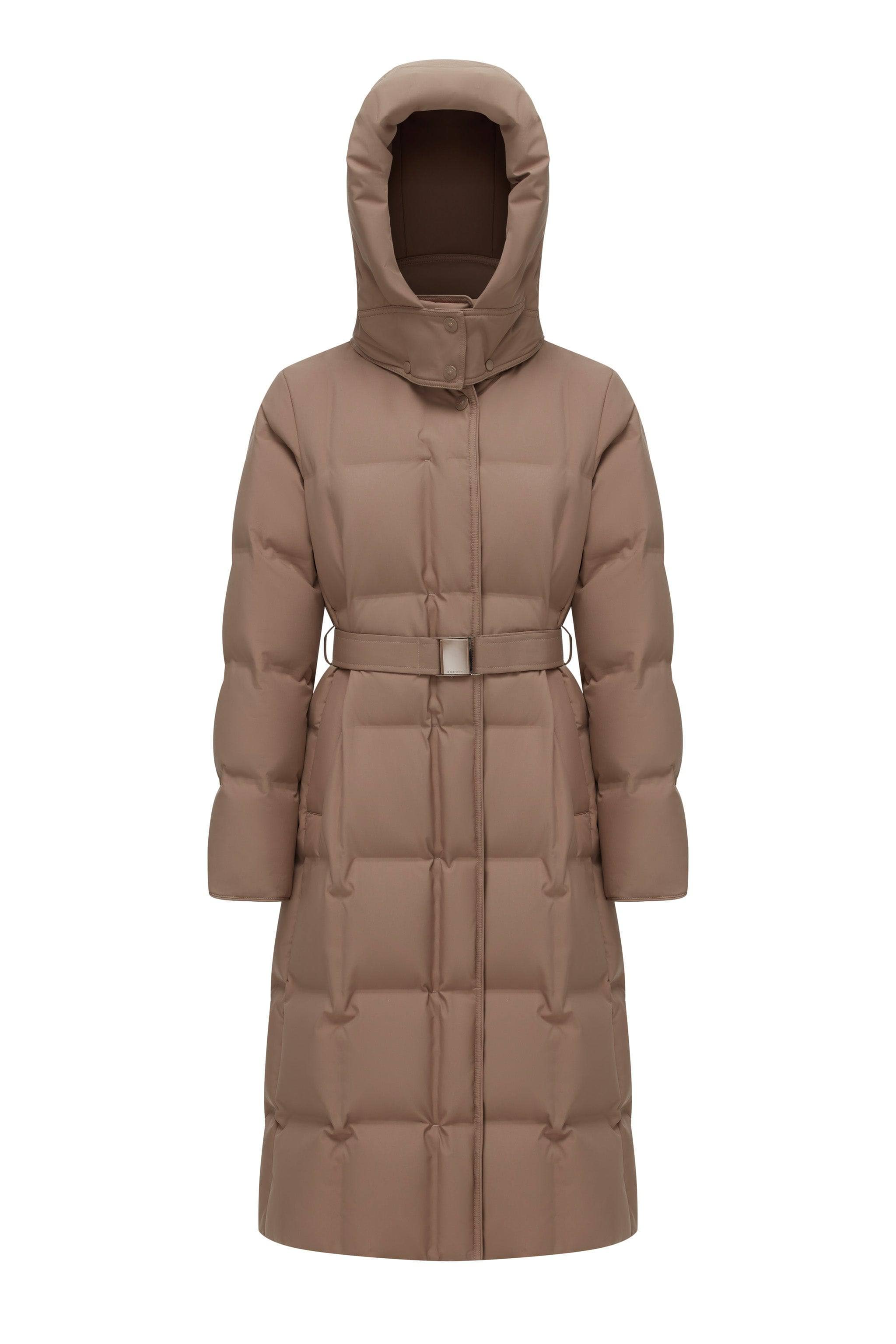 BOSIDENG 2024 Women's Patterned Long Goose Down Coat Coats