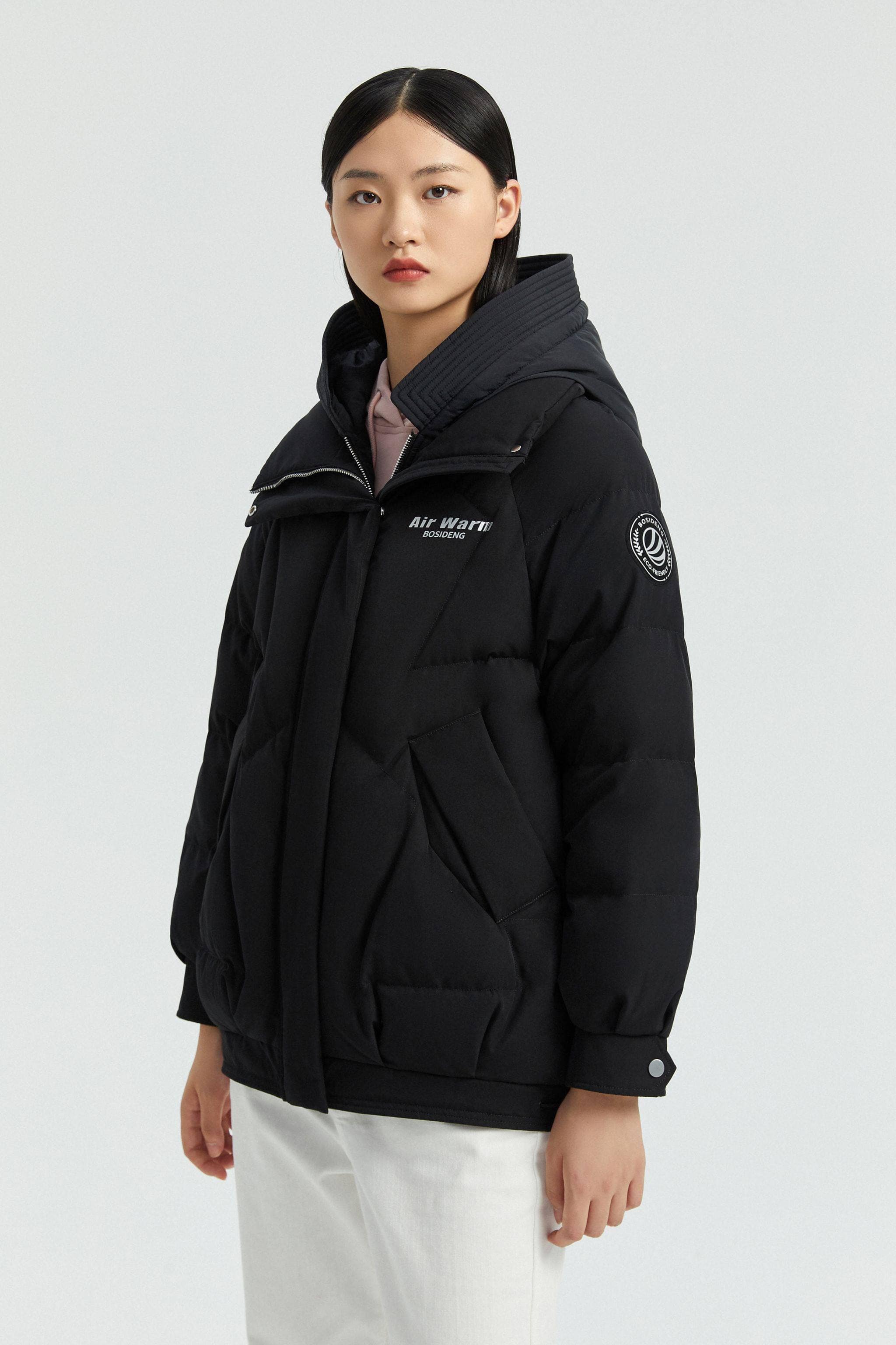 BOSIDENG SORONA® Hooded  Puffer Jacket Jacket 8 / Black