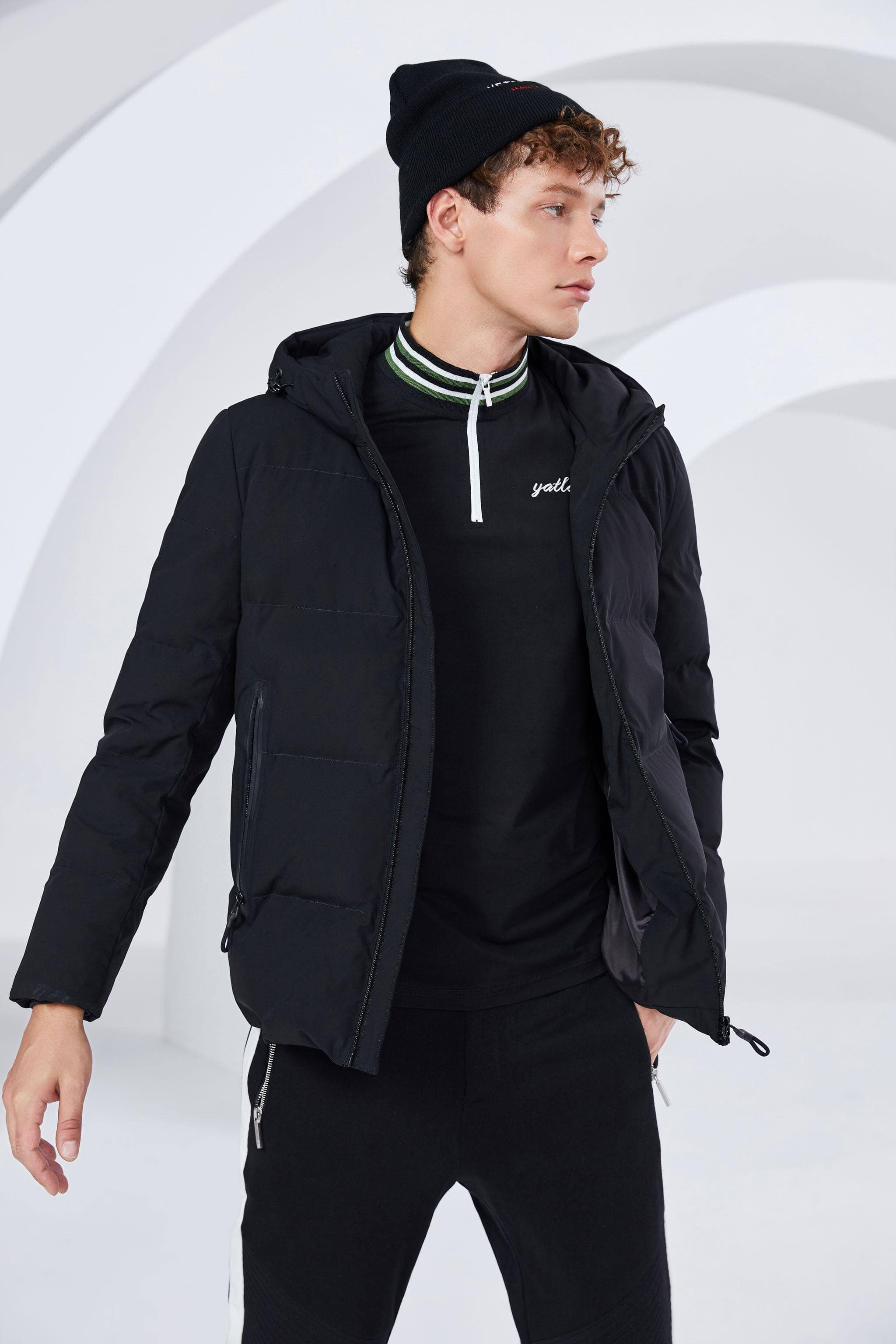 BOSIDENG Hooded Down Jacket